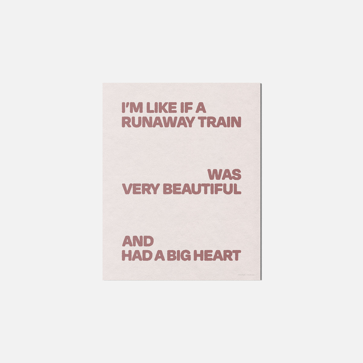 TRAIN PRINT