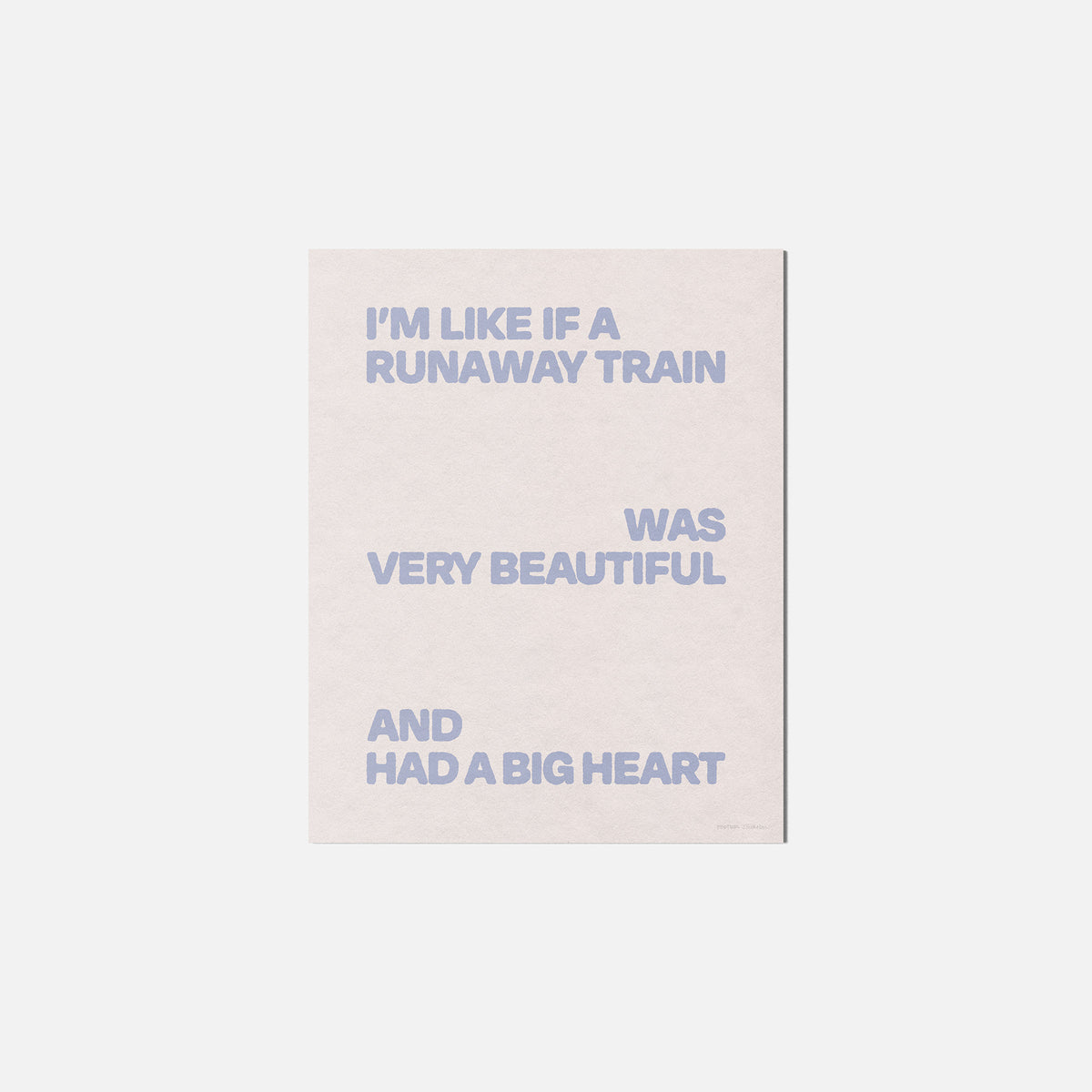 TRAIN PRINT