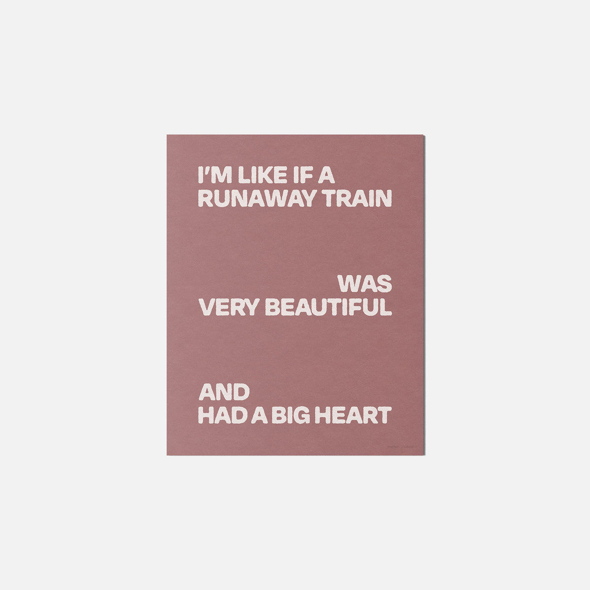 TRAIN PRINT
