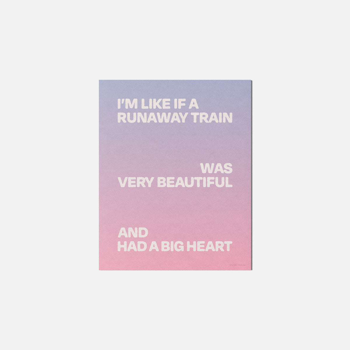 TRAIN PRINT