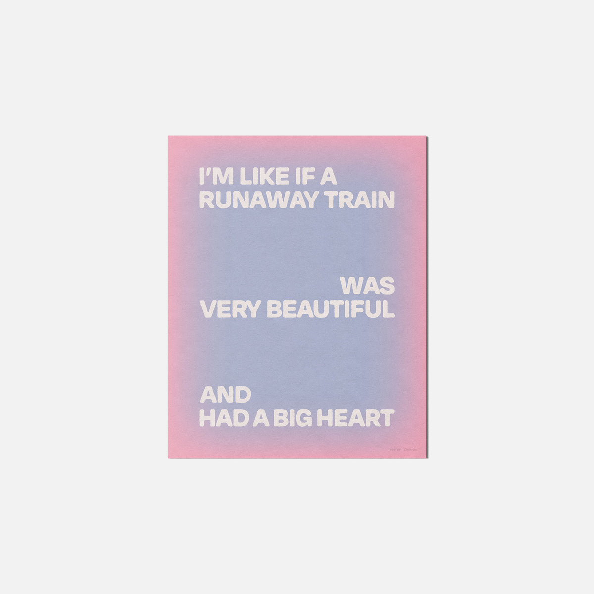 TRAIN PRINT