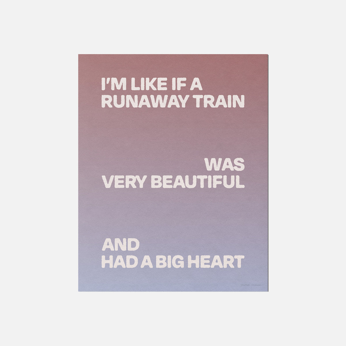 TRAIN PRINT