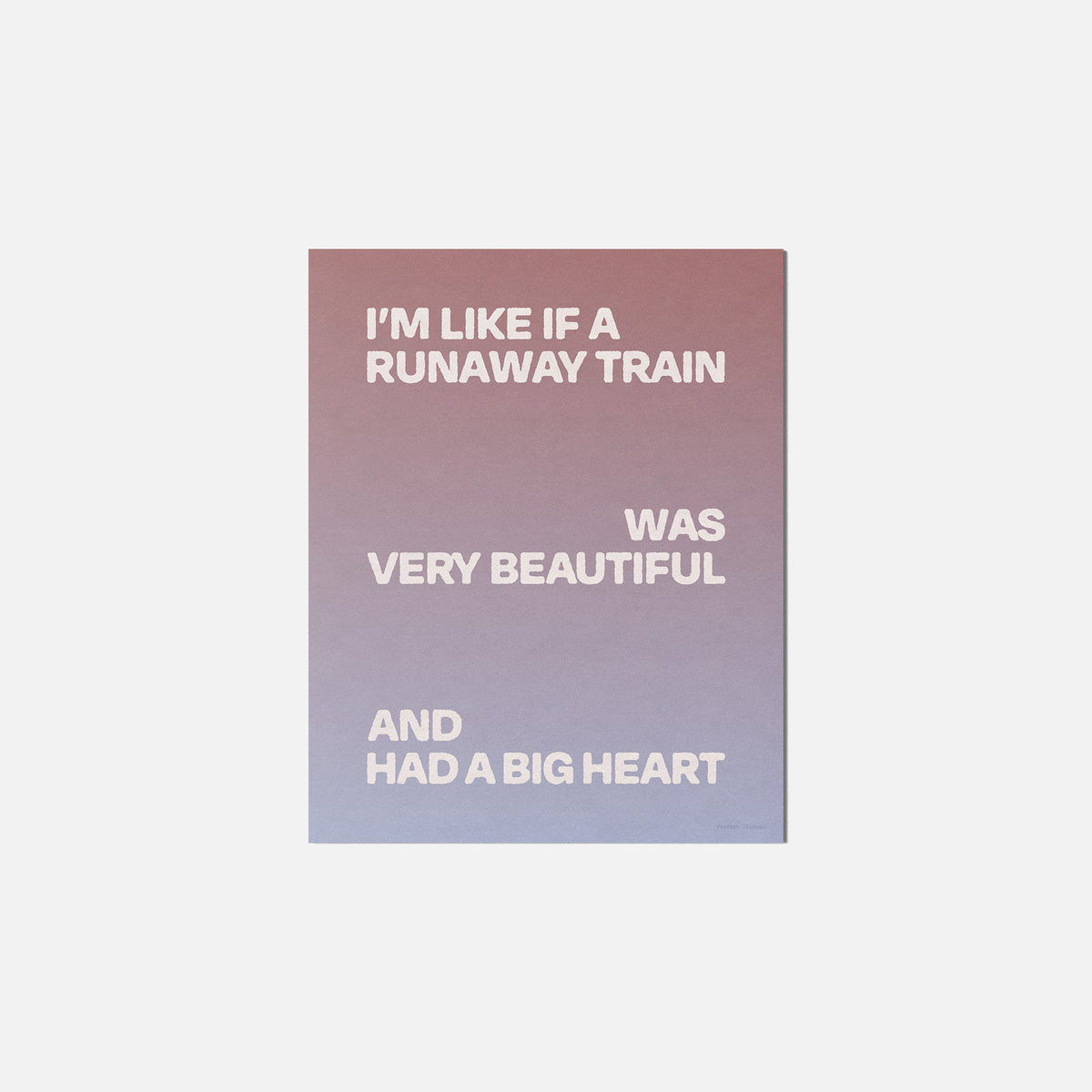 TRAIN PRINT