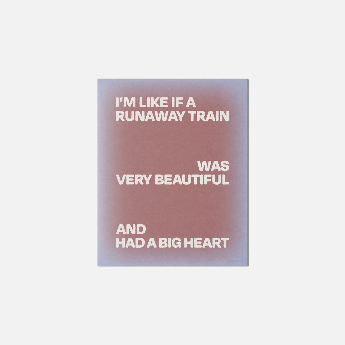 TRAIN PRINT