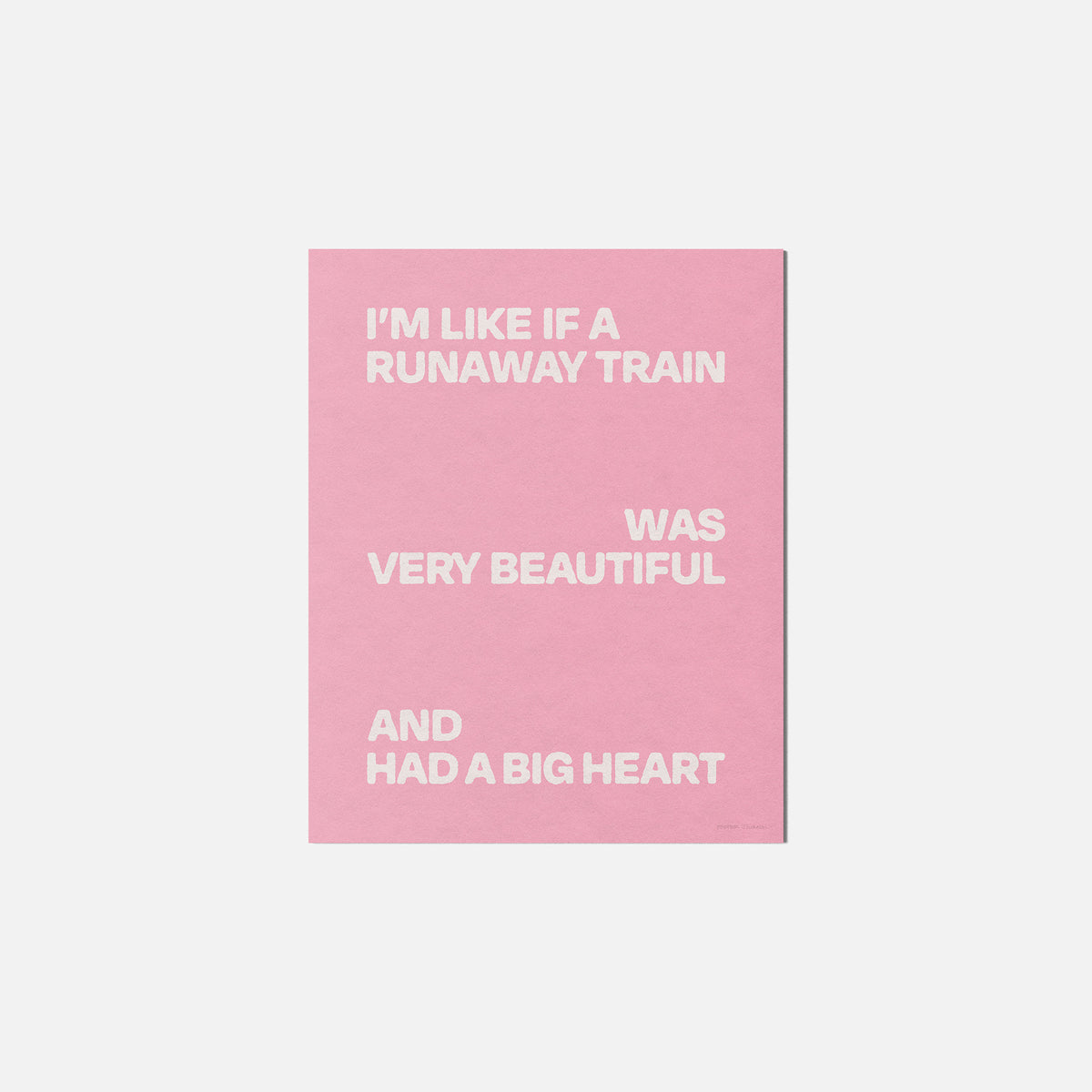 TRAIN PRINT
