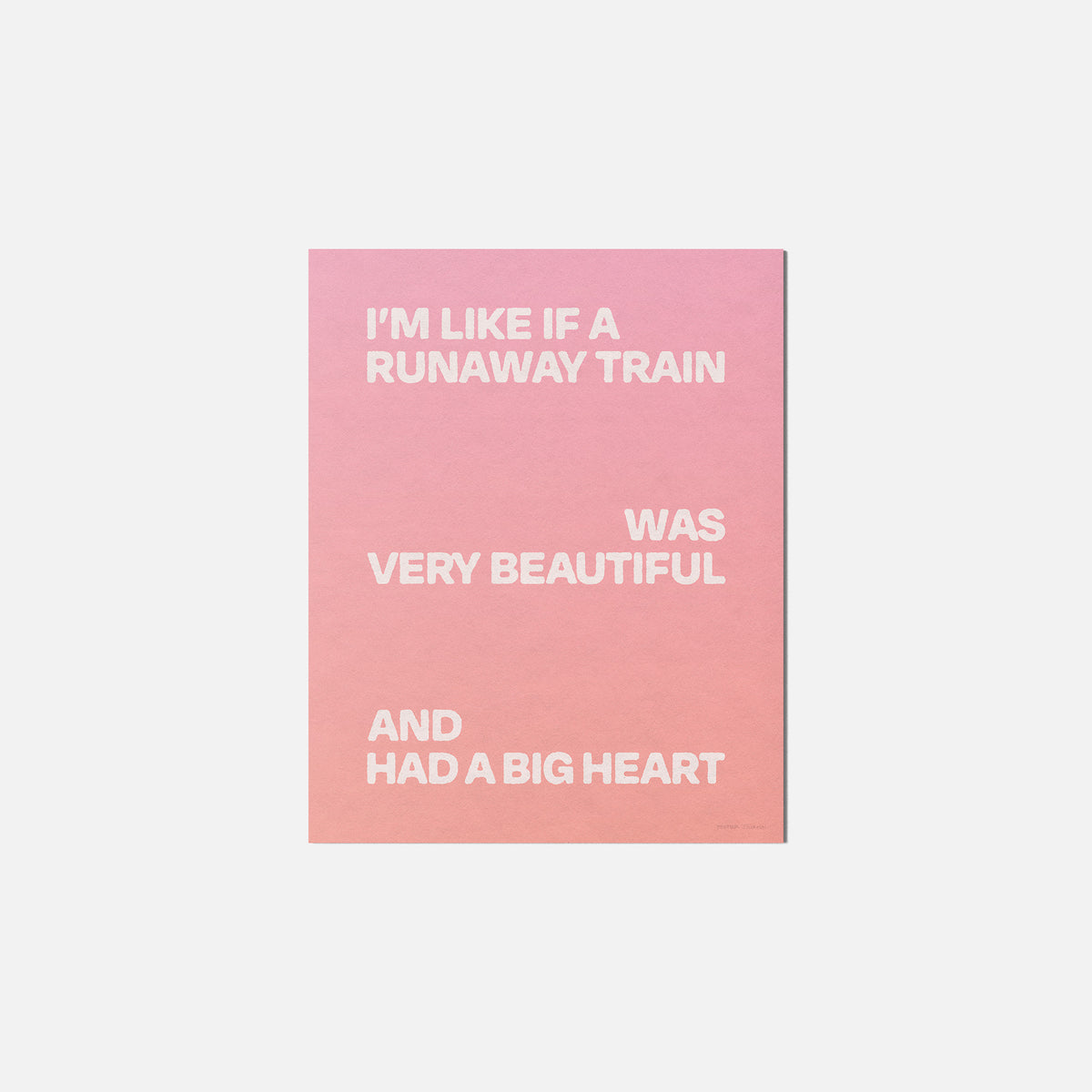 TRAIN PRINT