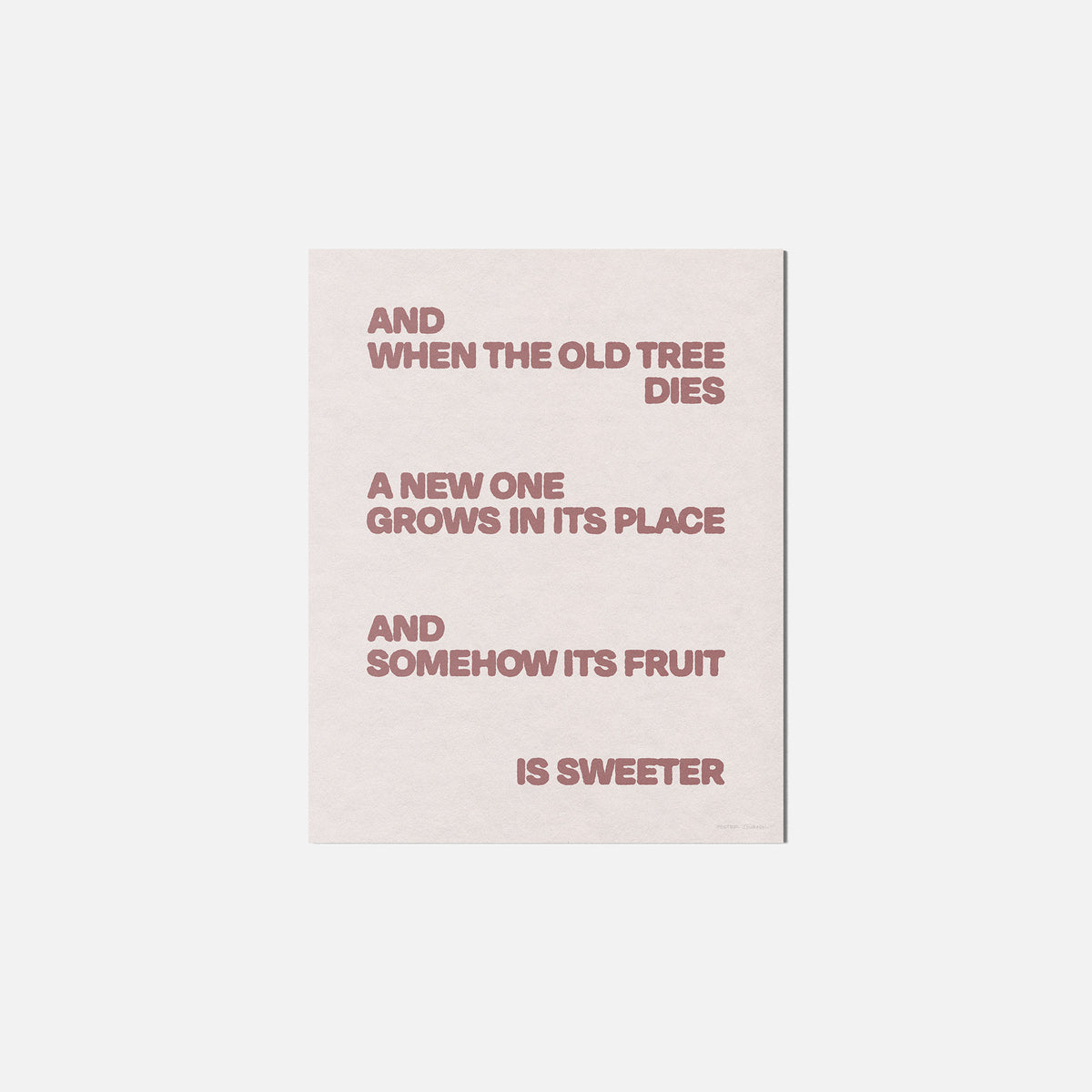 TREE PRINT
