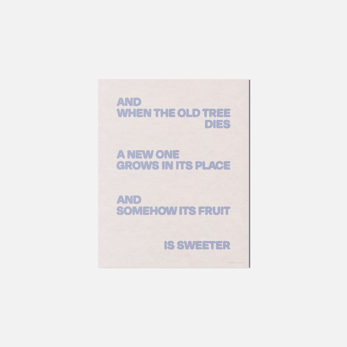 TREE PRINT