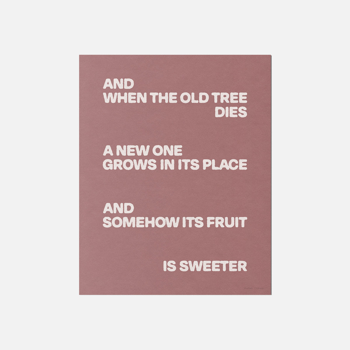 TREE PRINT