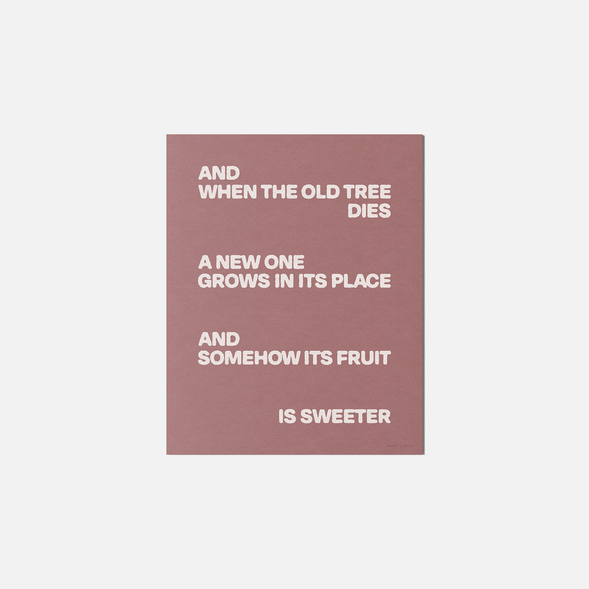 TREE PRINT