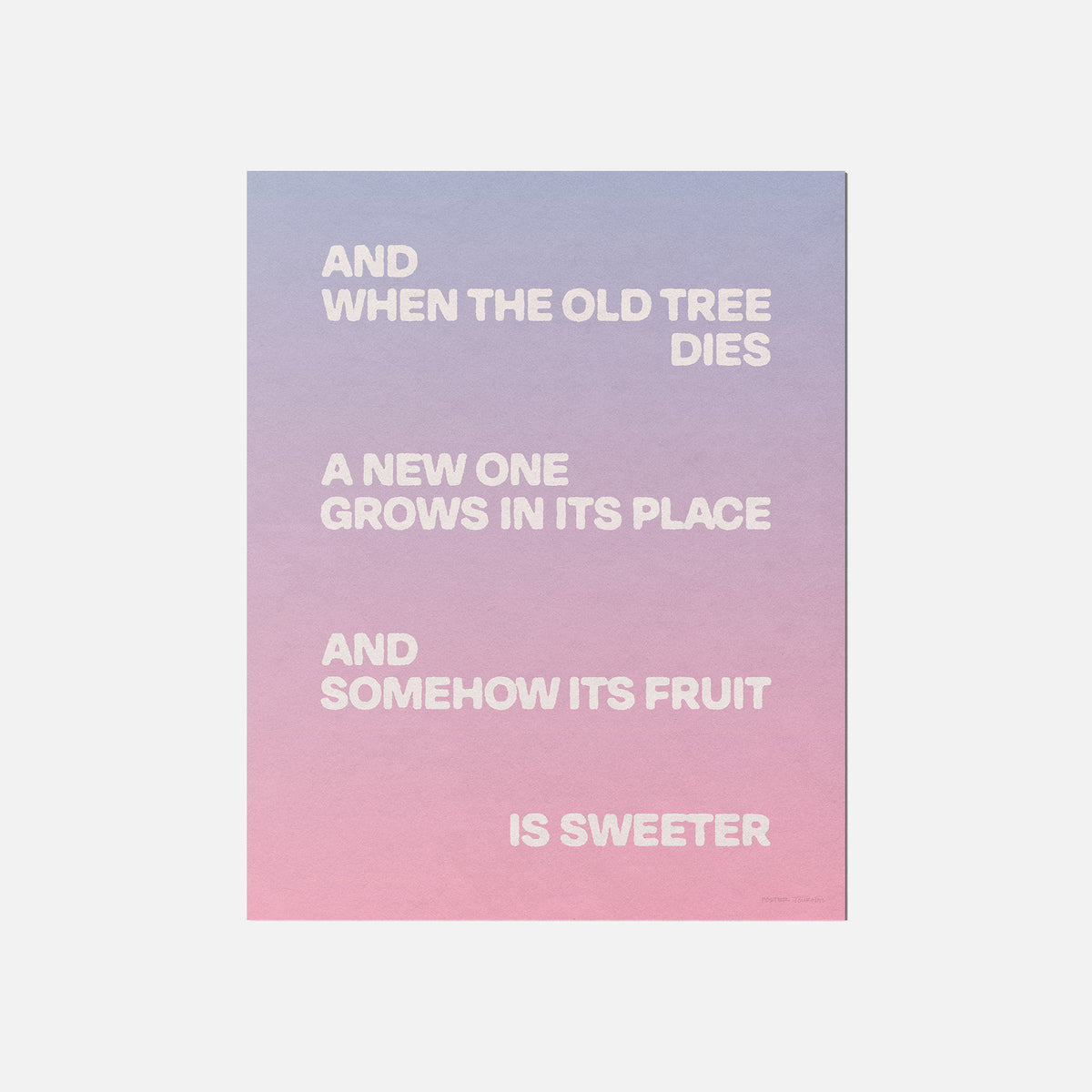 TREE PRINT