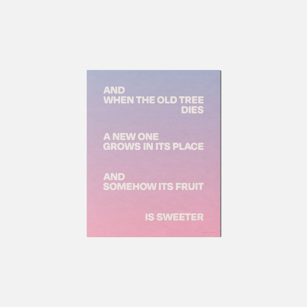 TREE PRINT