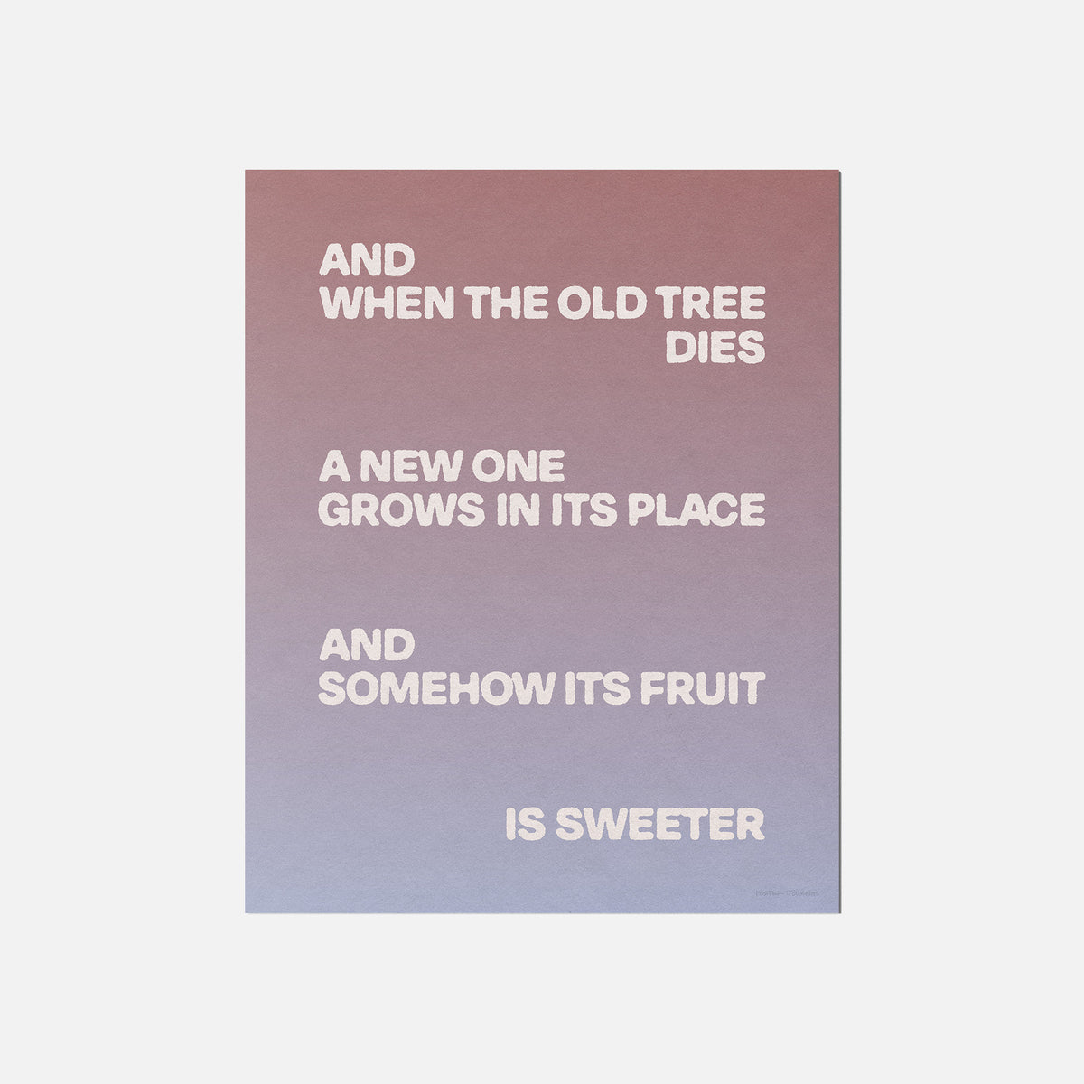 TREE PRINT
