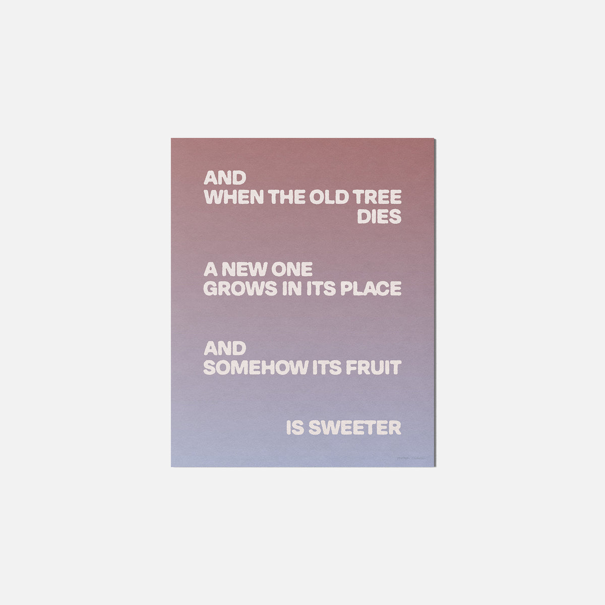 TREE PRINT