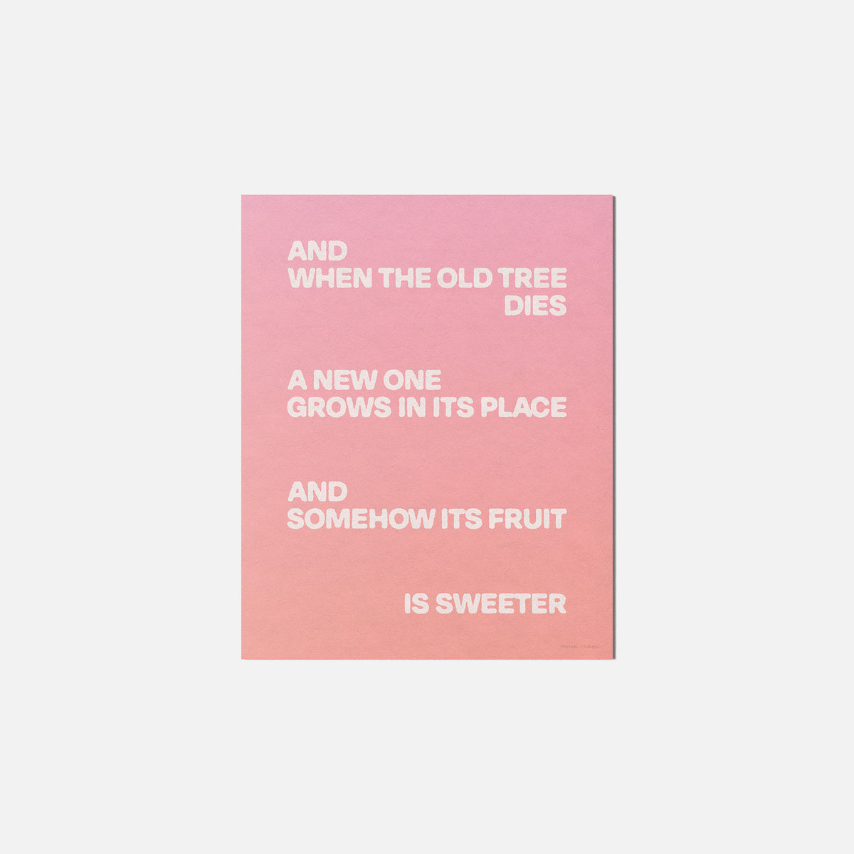 TREE PRINT