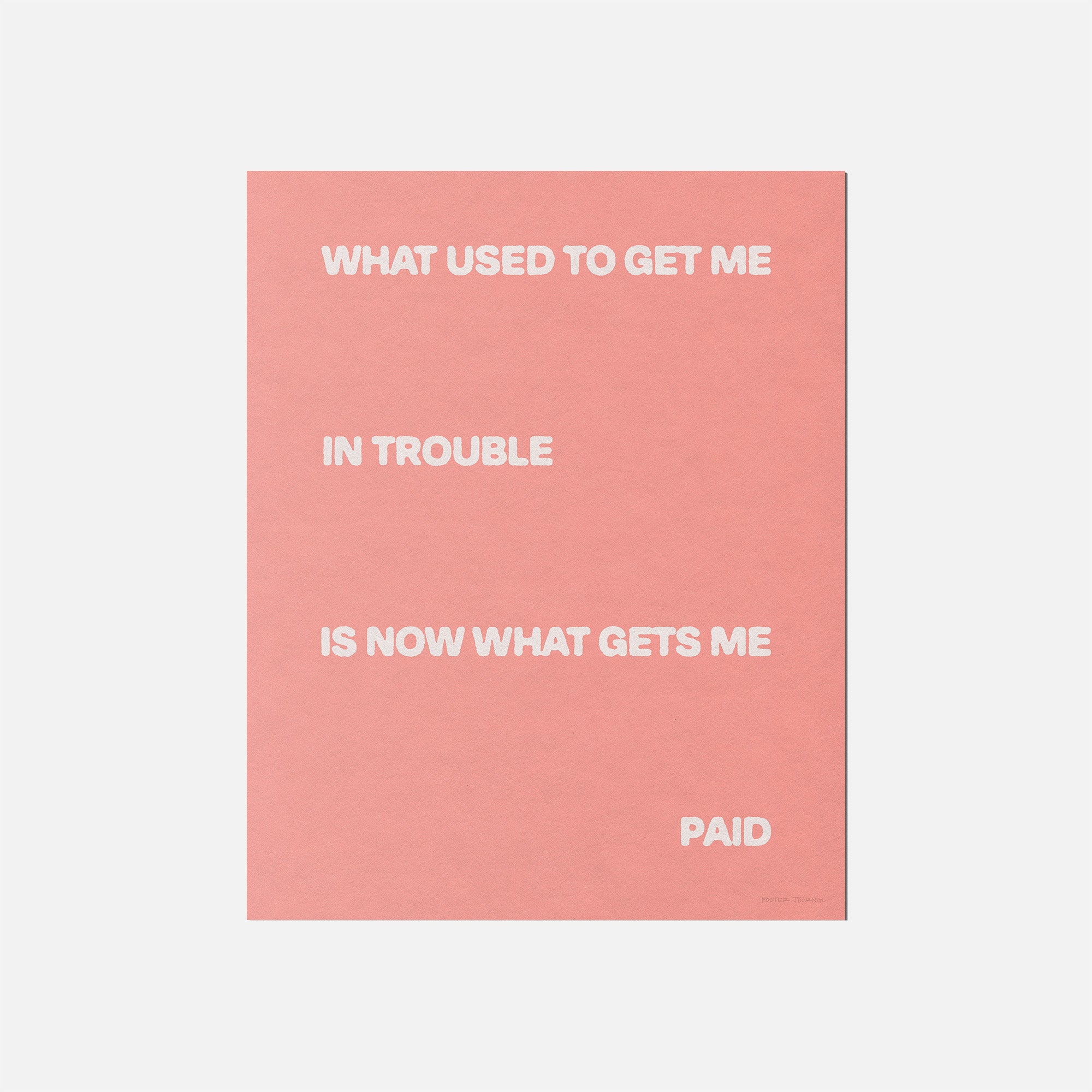 TROUBLE PRINT