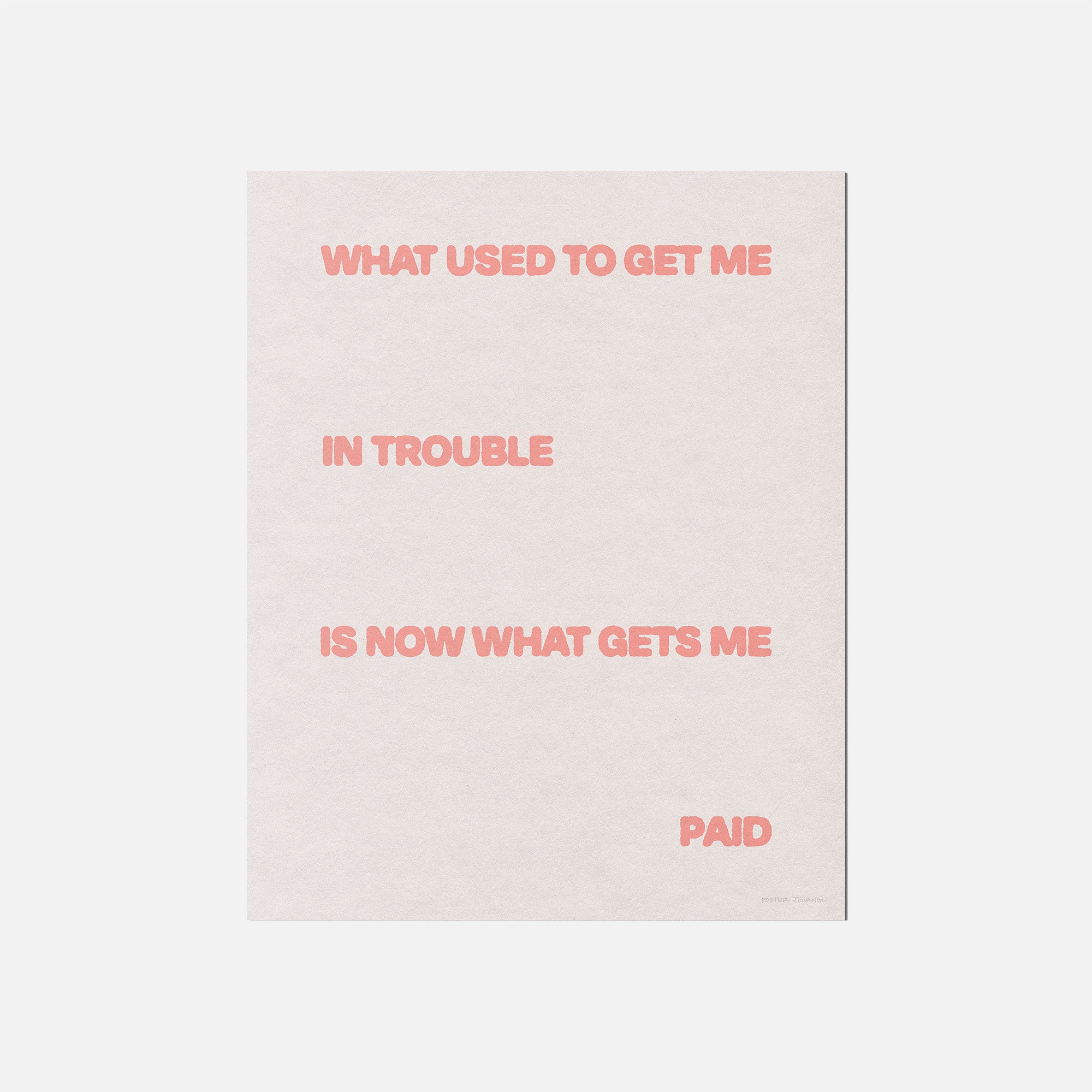 TROUBLE PRINT