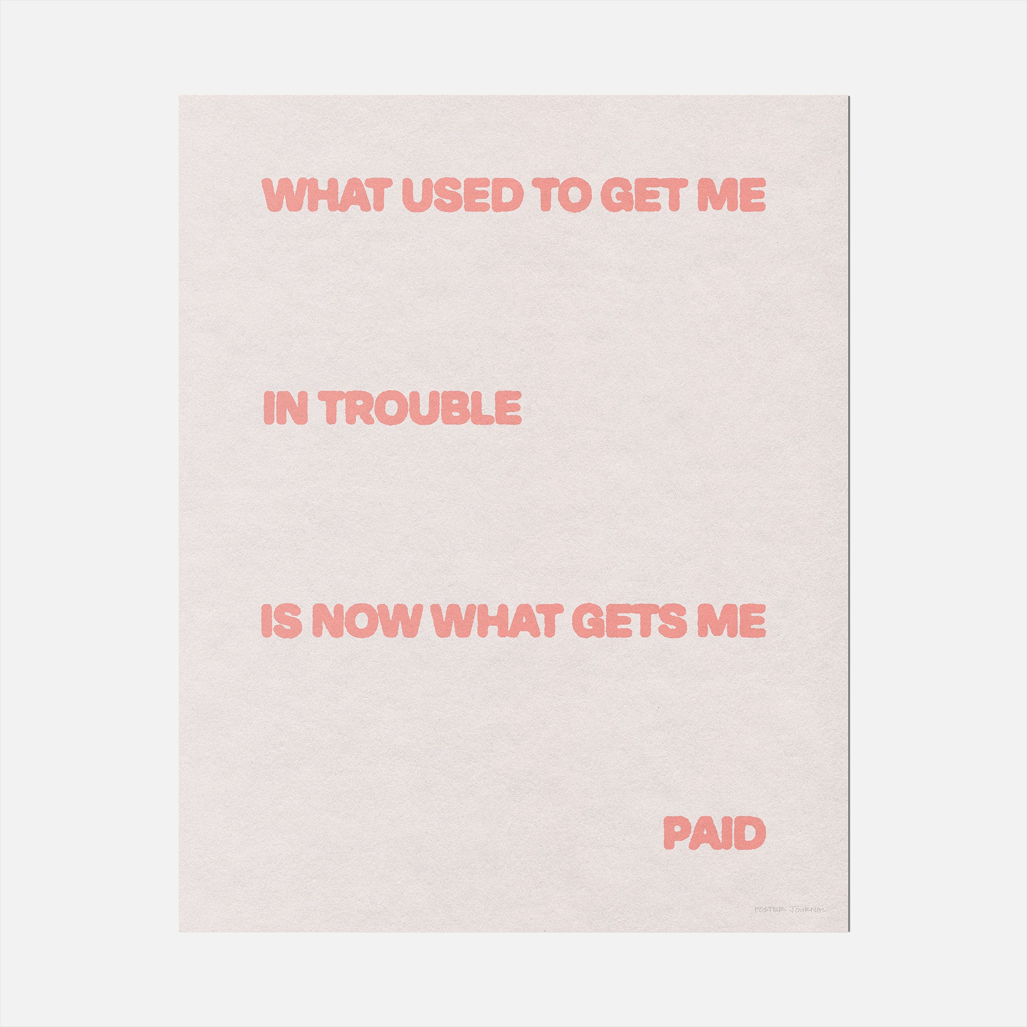 TROUBLE PRINT