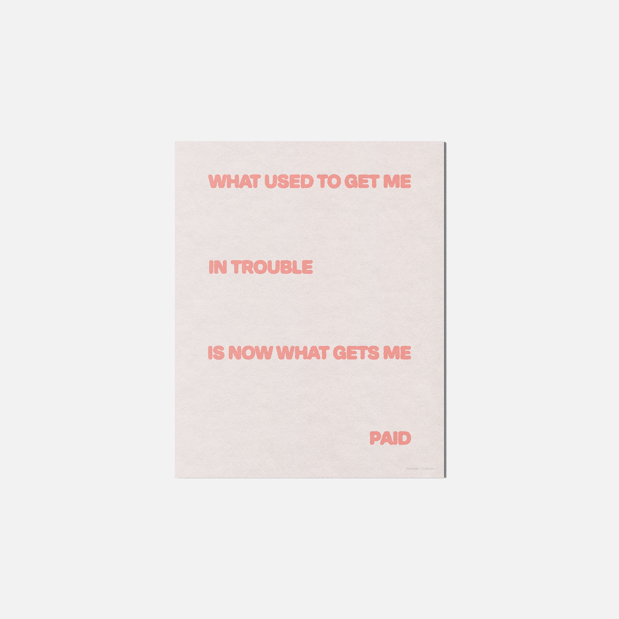 TROUBLE PRINT