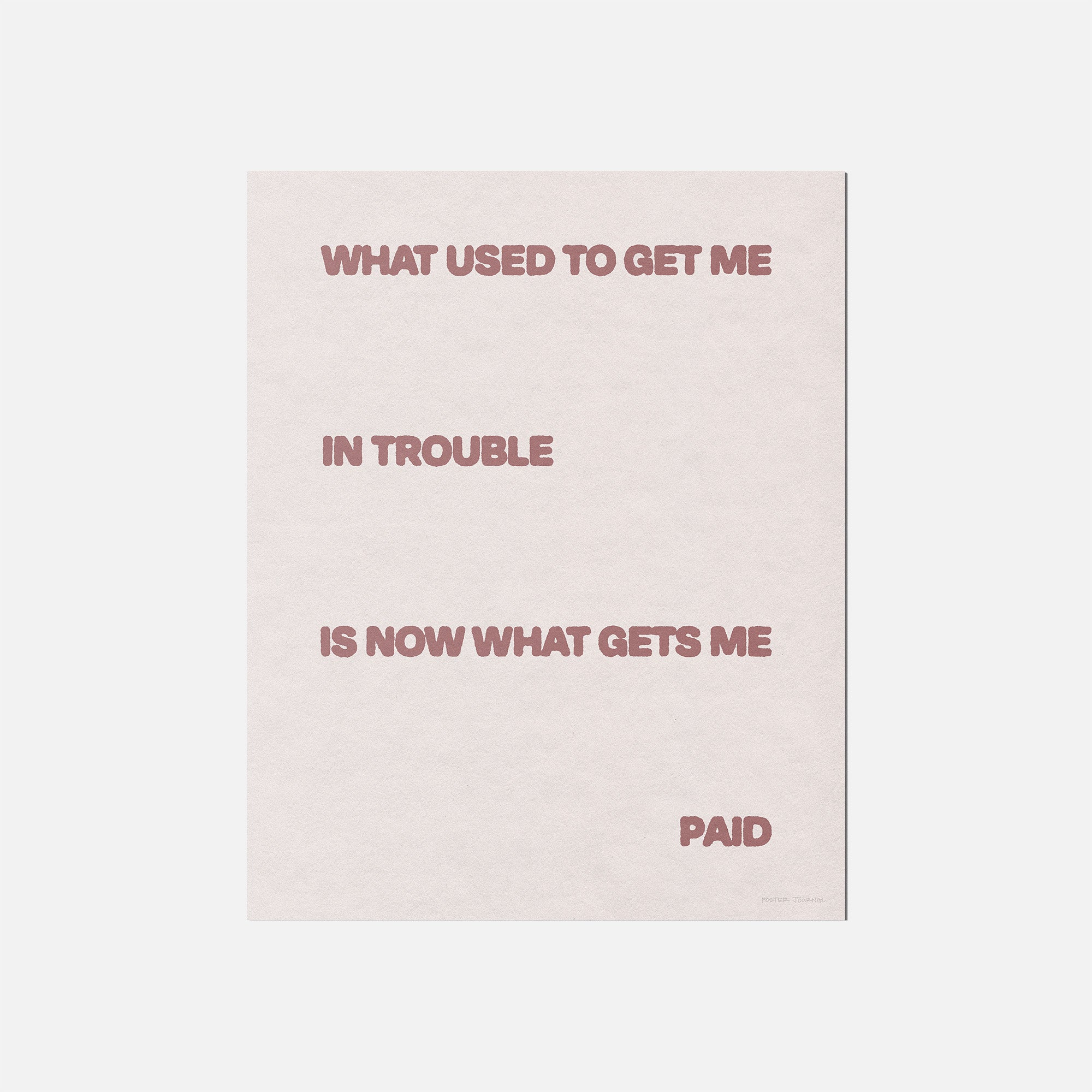TROUBLE PRINT