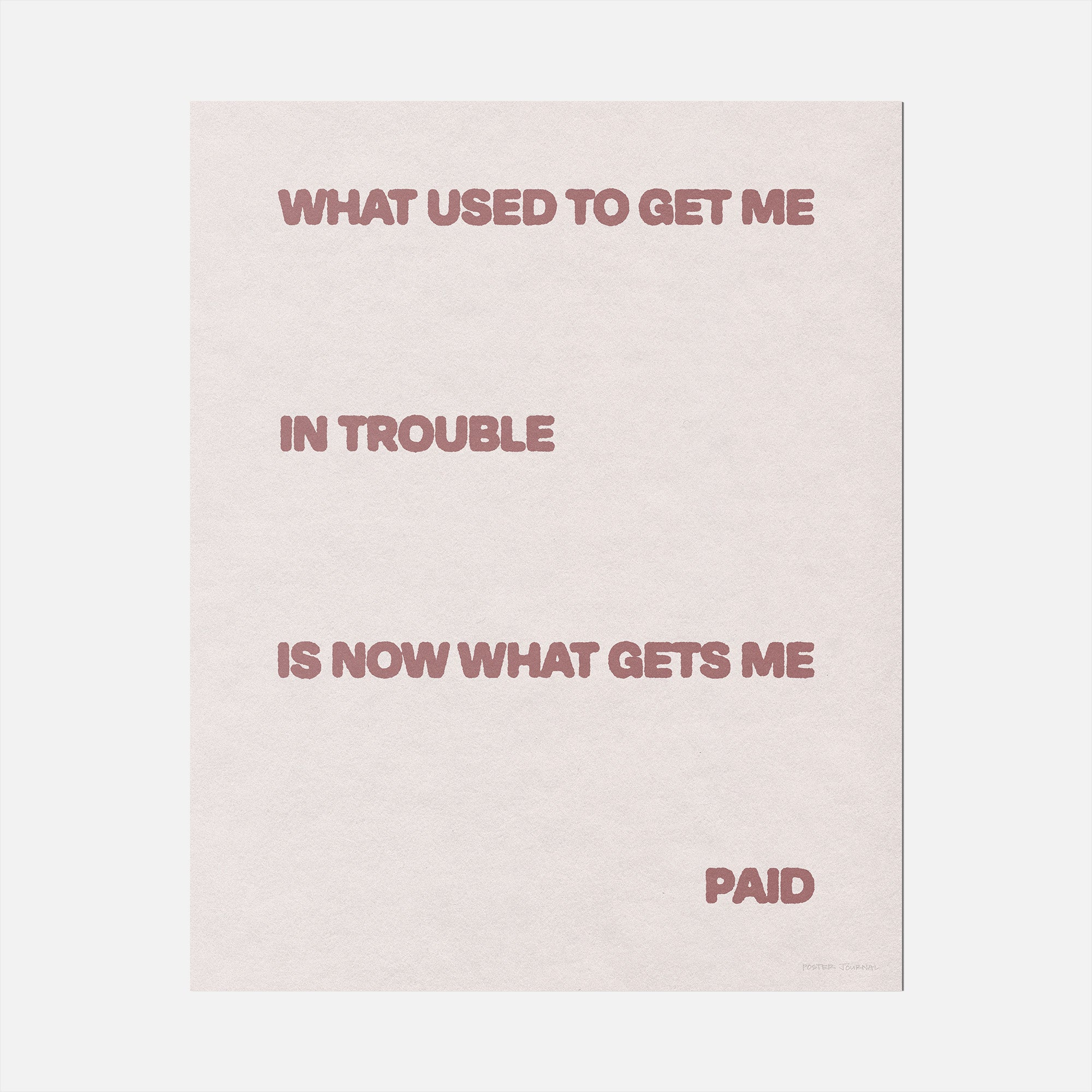 TROUBLE PRINT