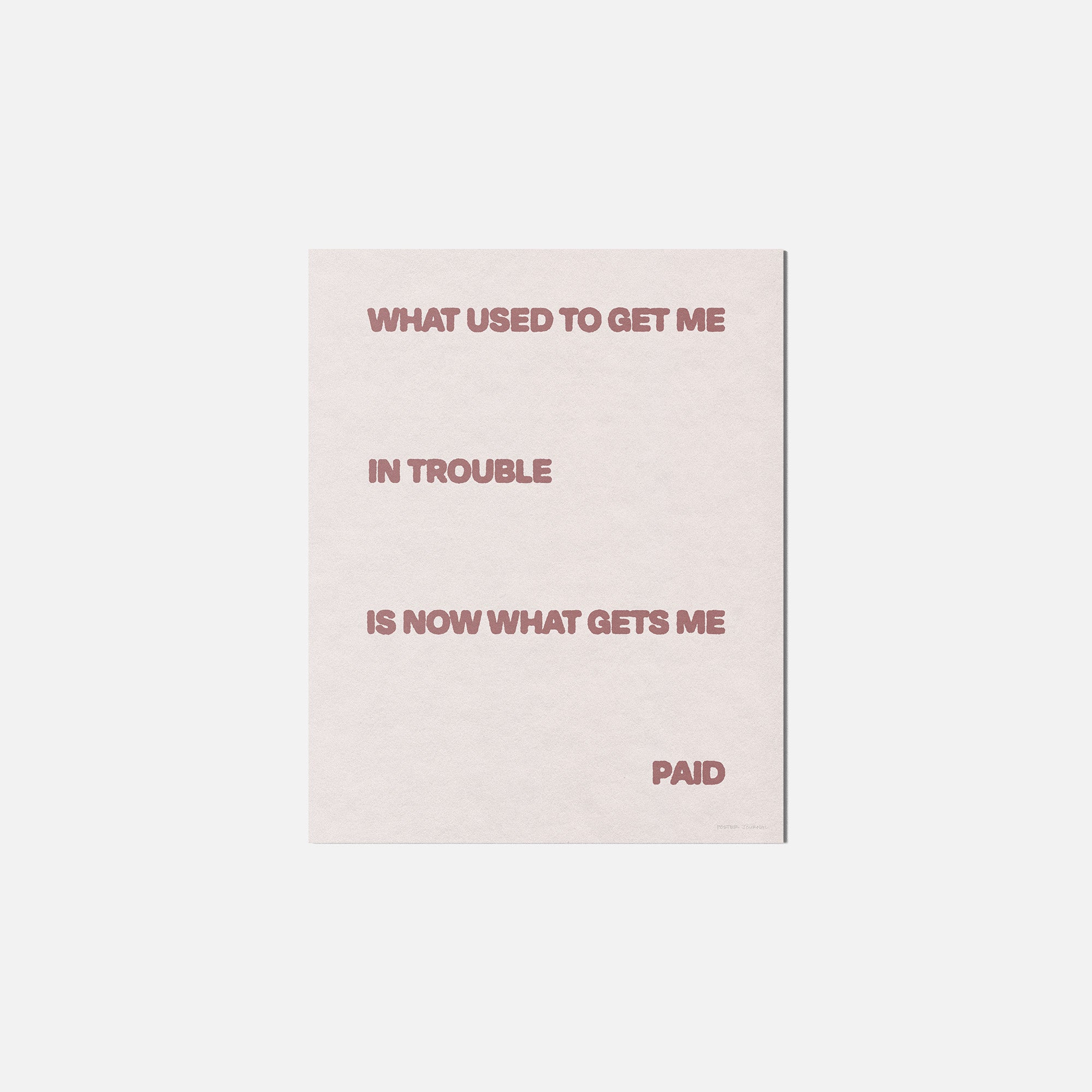 TROUBLE PRINT