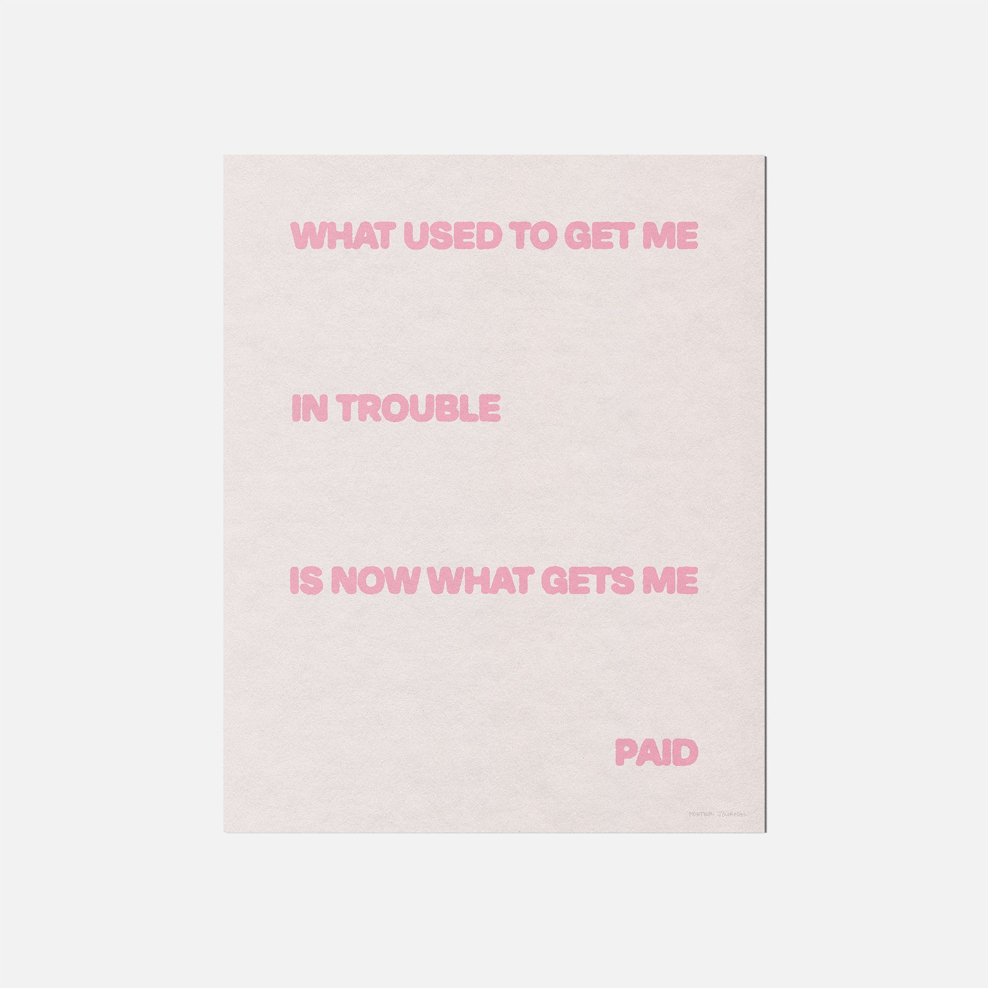 TROUBLE PRINT