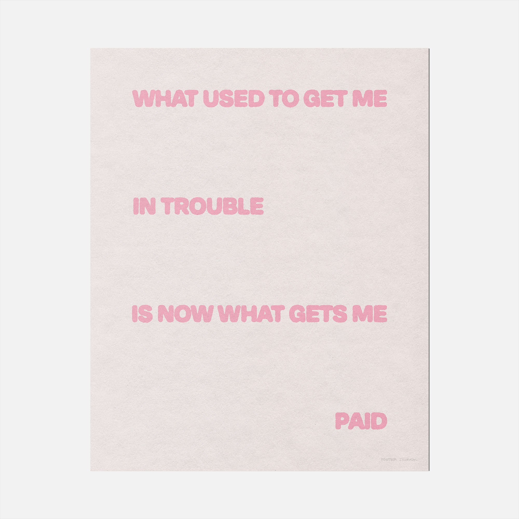 TROUBLE PRINT