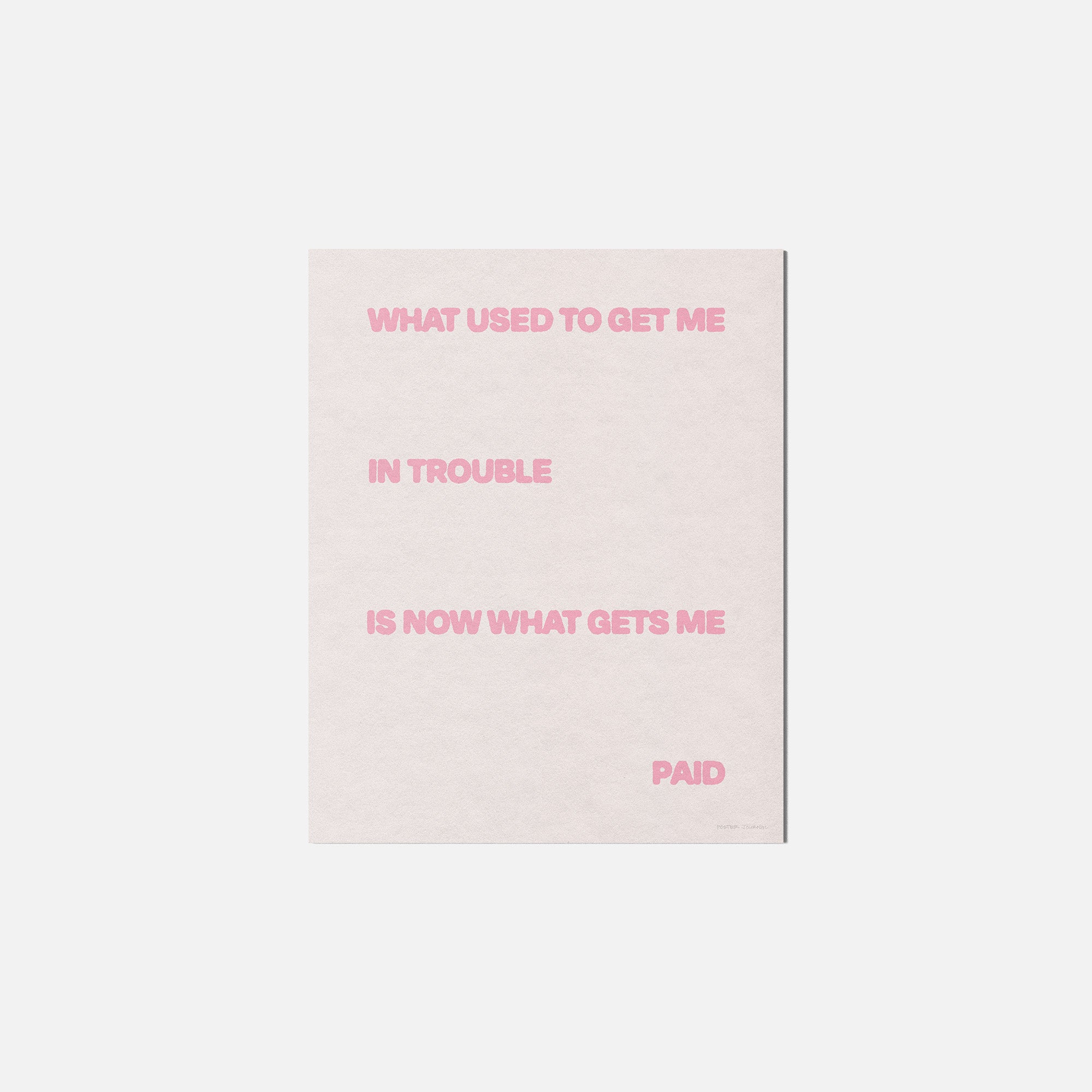 TROUBLE PRINT