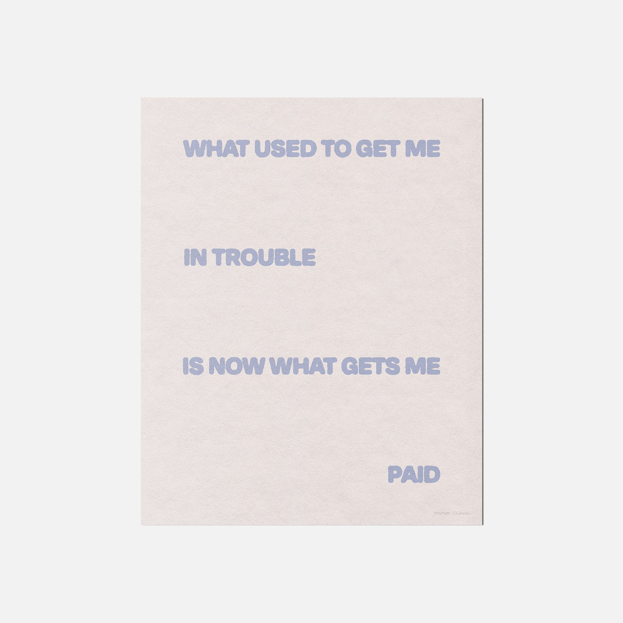 TROUBLE PRINT