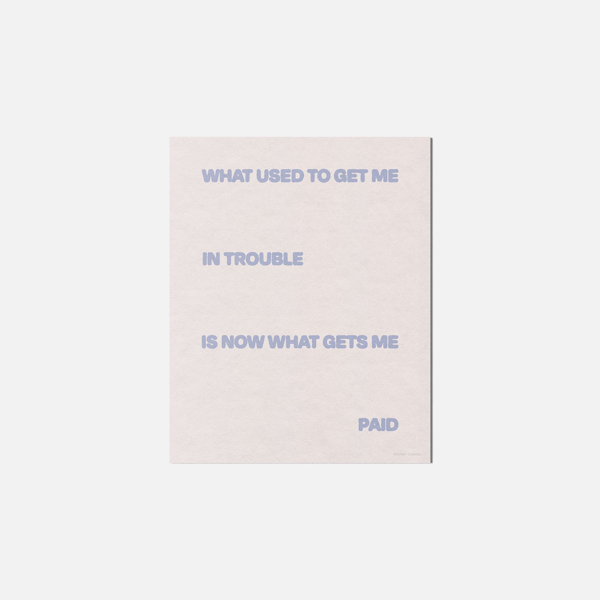 TROUBLE PRINT