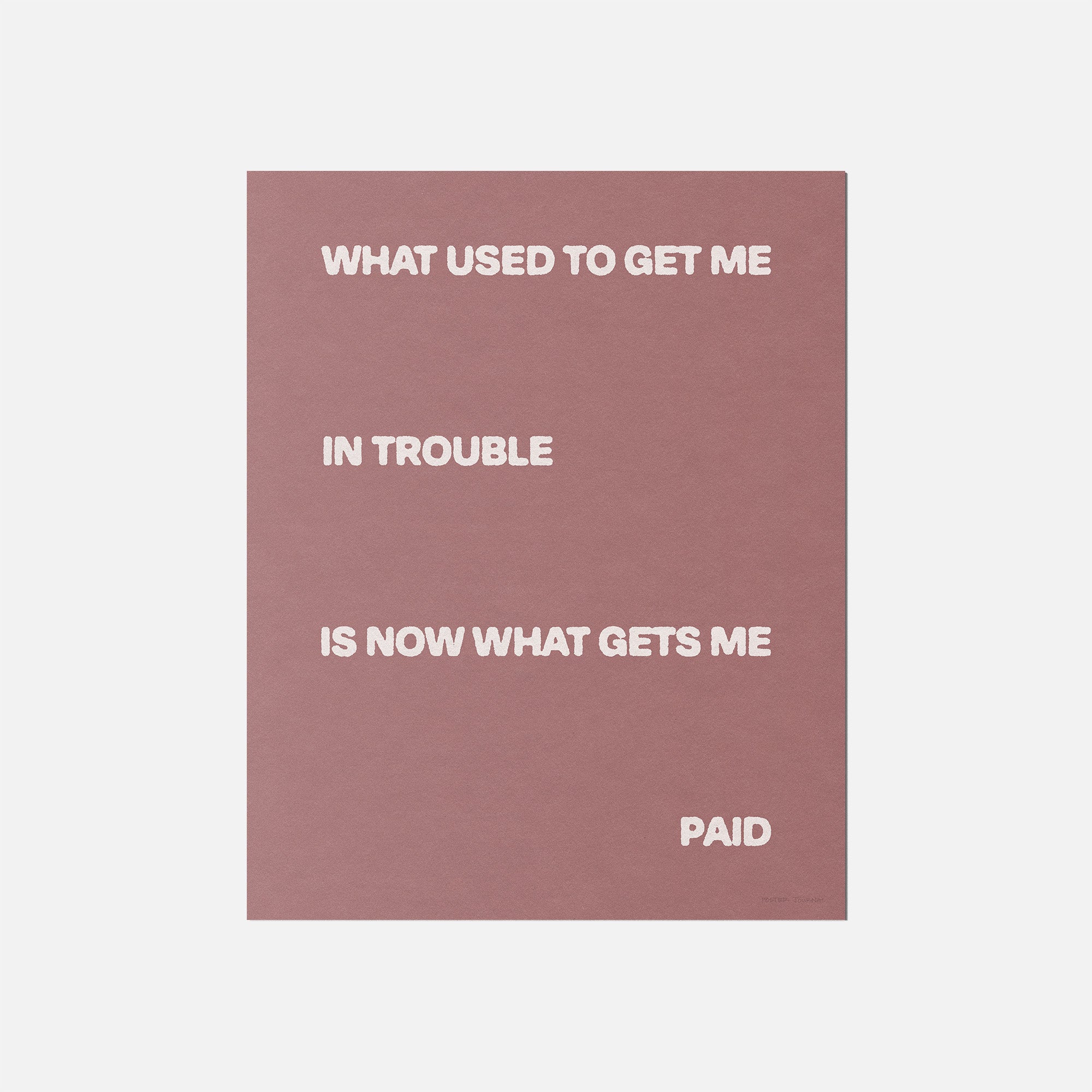 TROUBLE PRINT