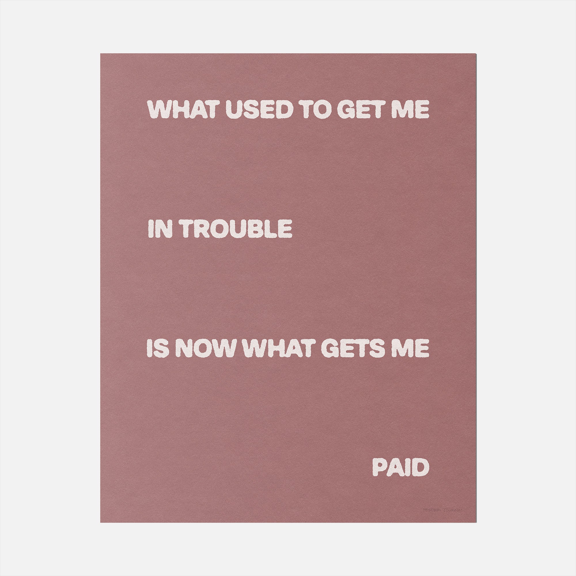 TROUBLE PRINT