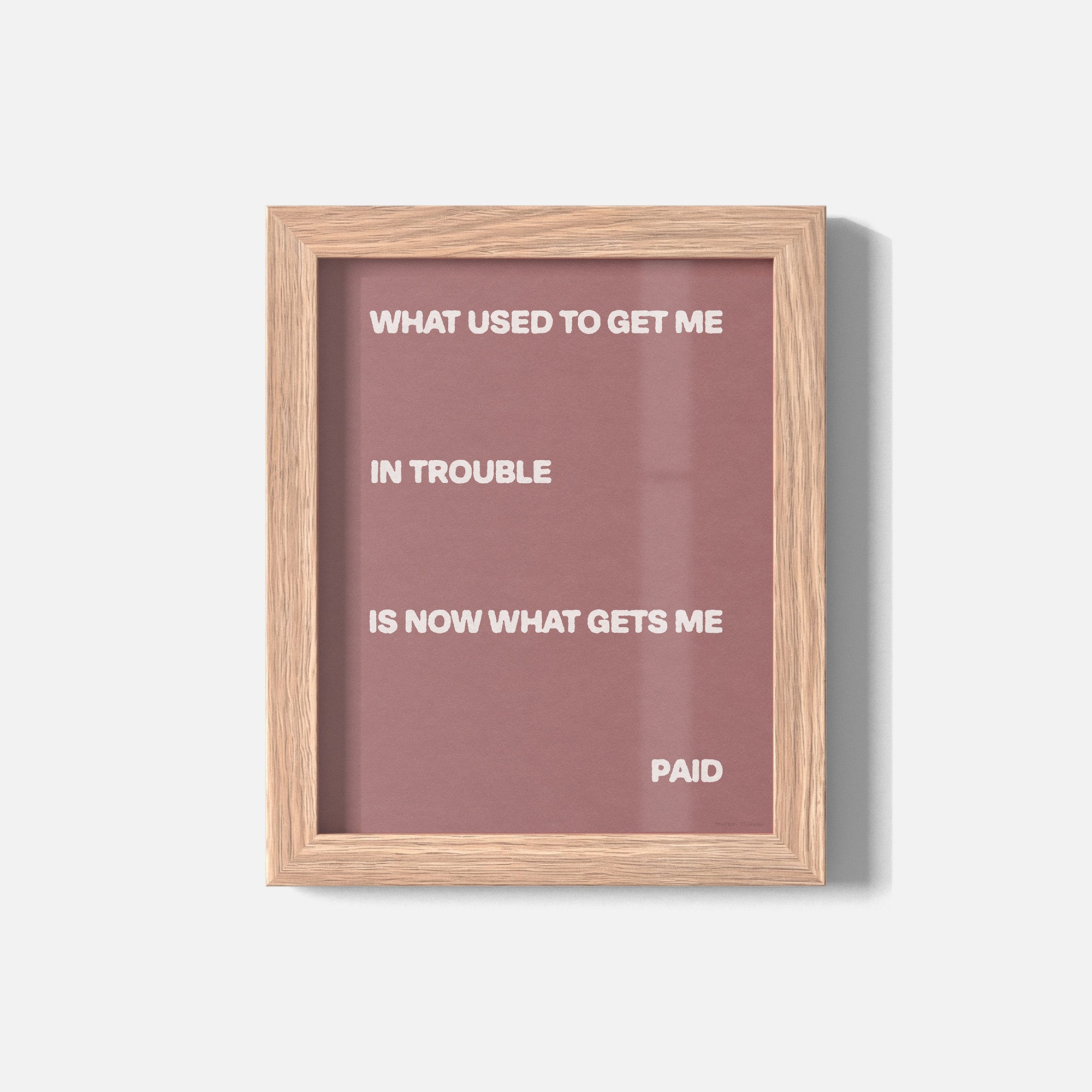 TROUBLE PRINT