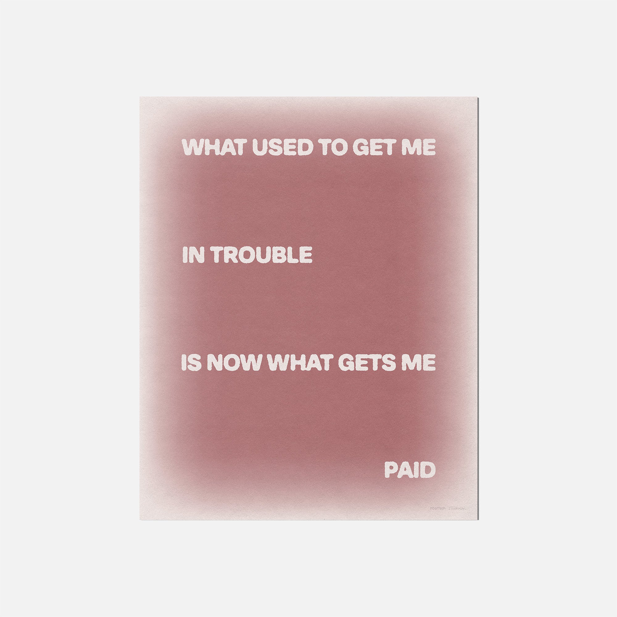 TROUBLE PRINT
