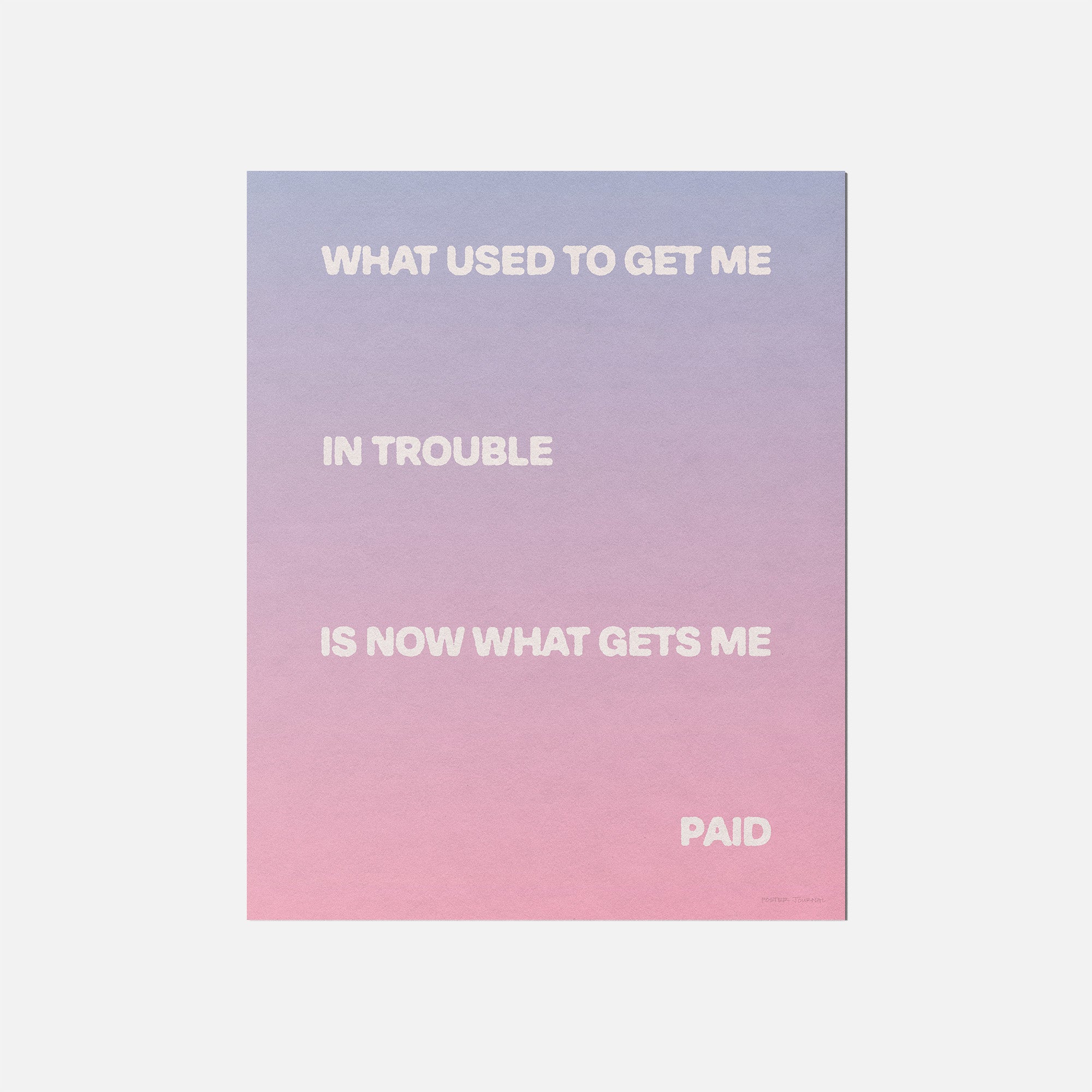 TROUBLE PRINT