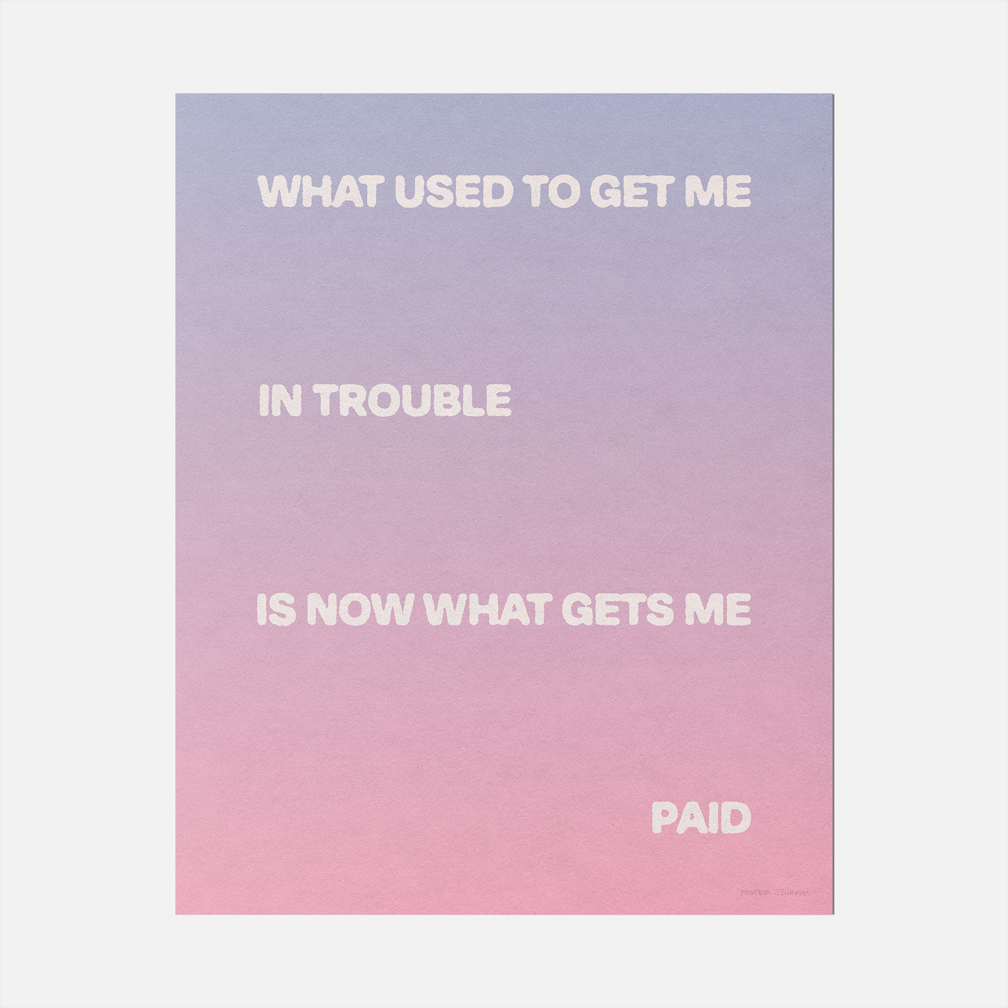 TROUBLE PRINT