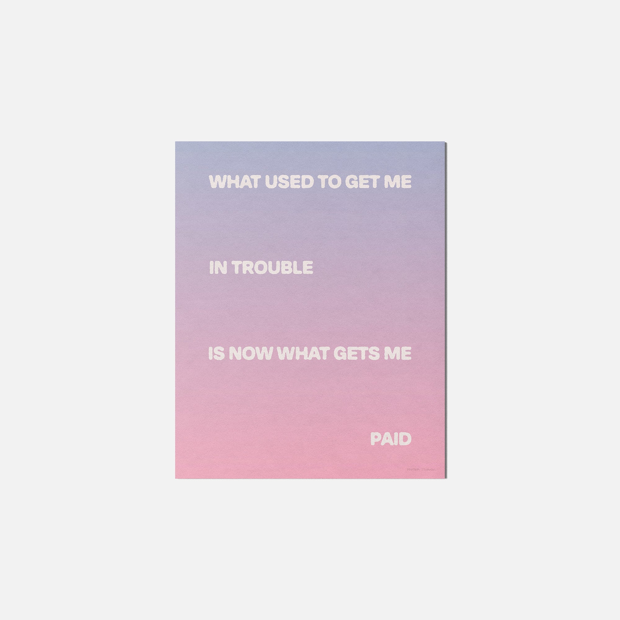 TROUBLE PRINT