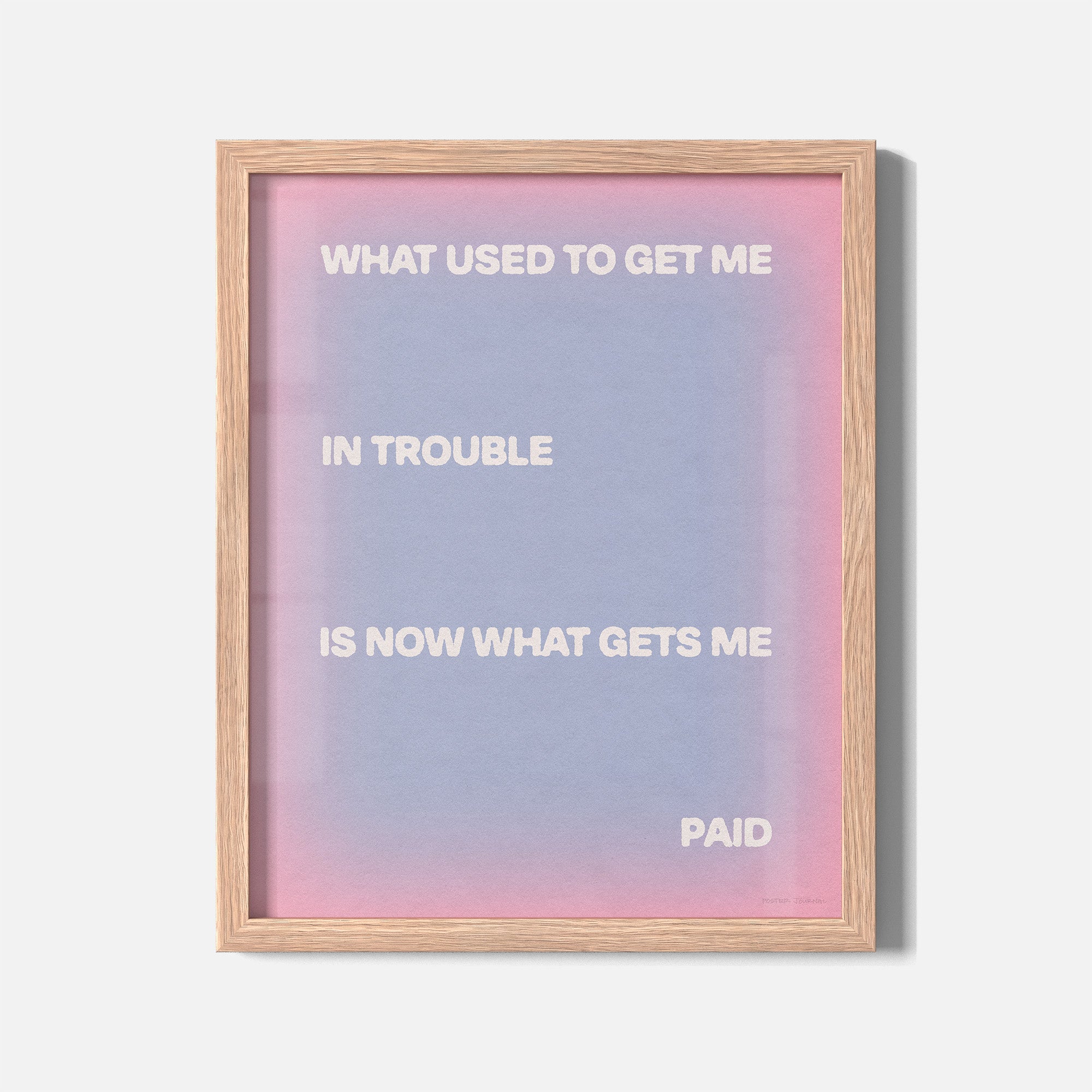 TROUBLE PRINT