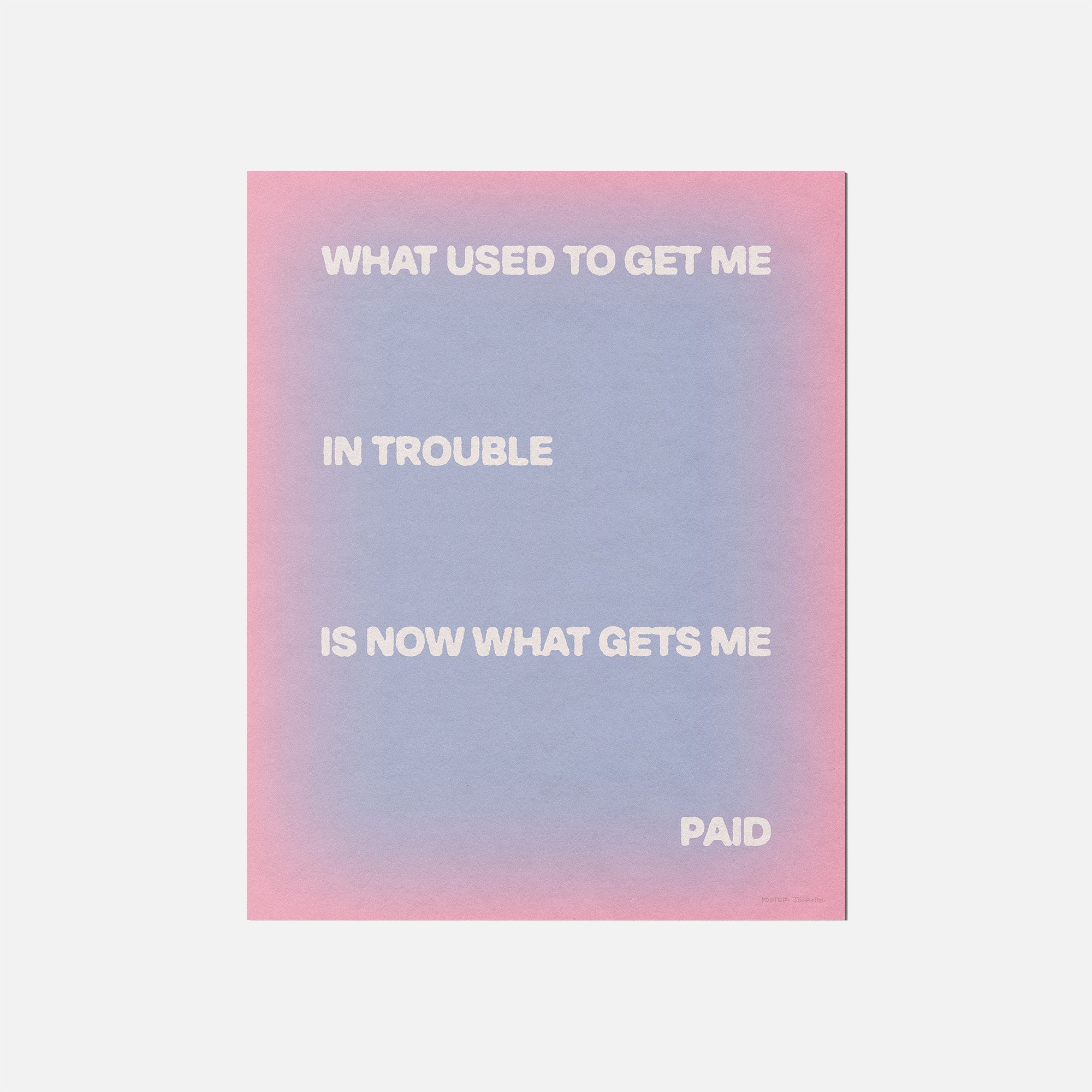 TROUBLE PRINT