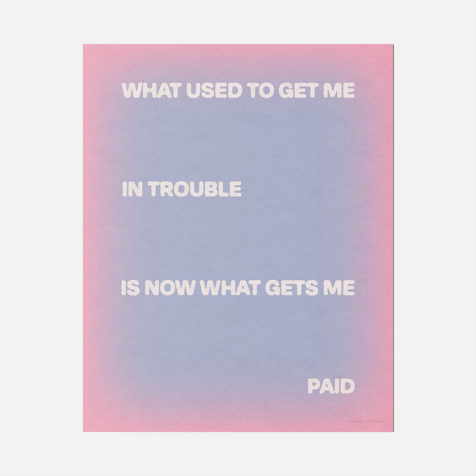TROUBLE PRINT