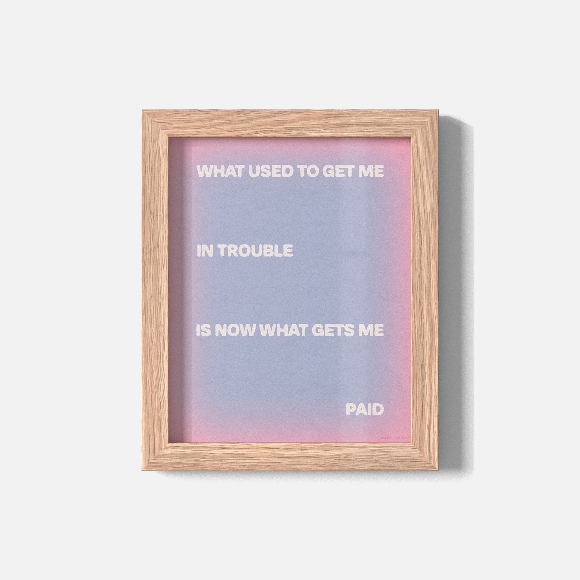 TROUBLE PRINT