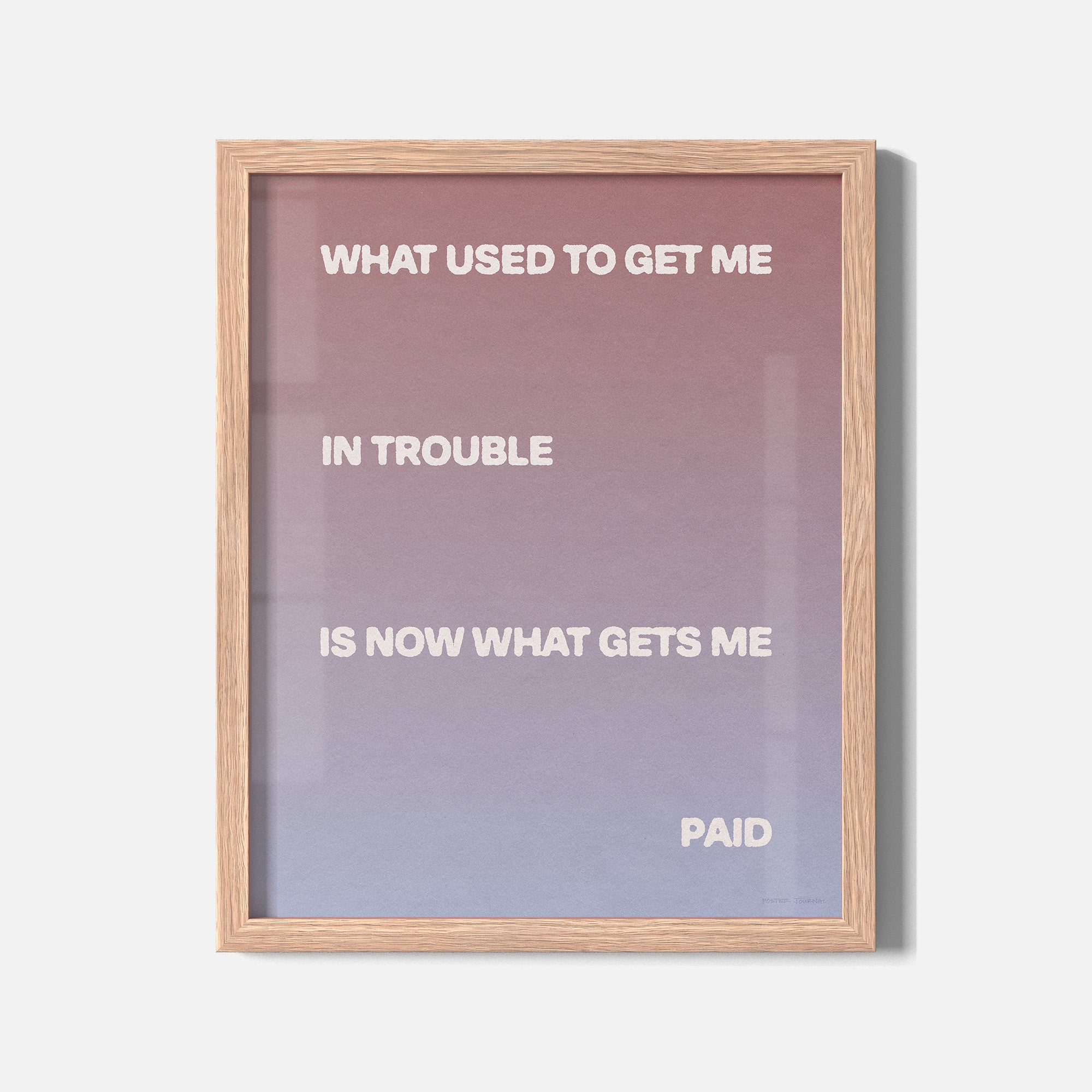 TROUBLE PRINT