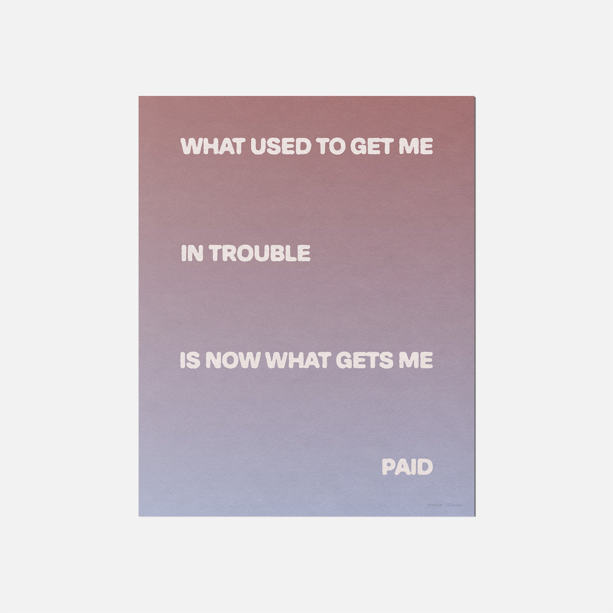 TROUBLE PRINT