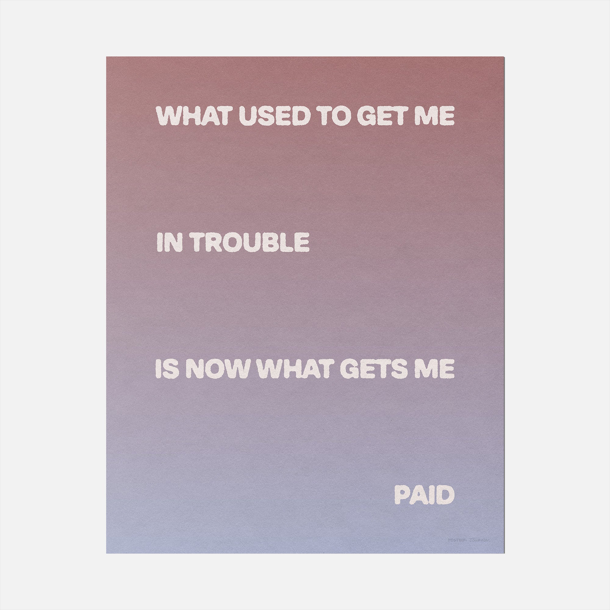 TROUBLE PRINT