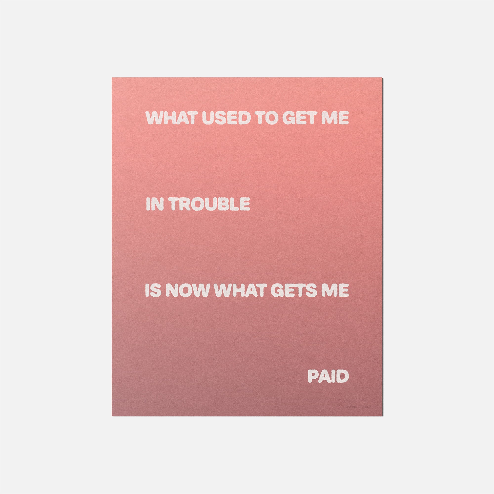 TROUBLE PRINT