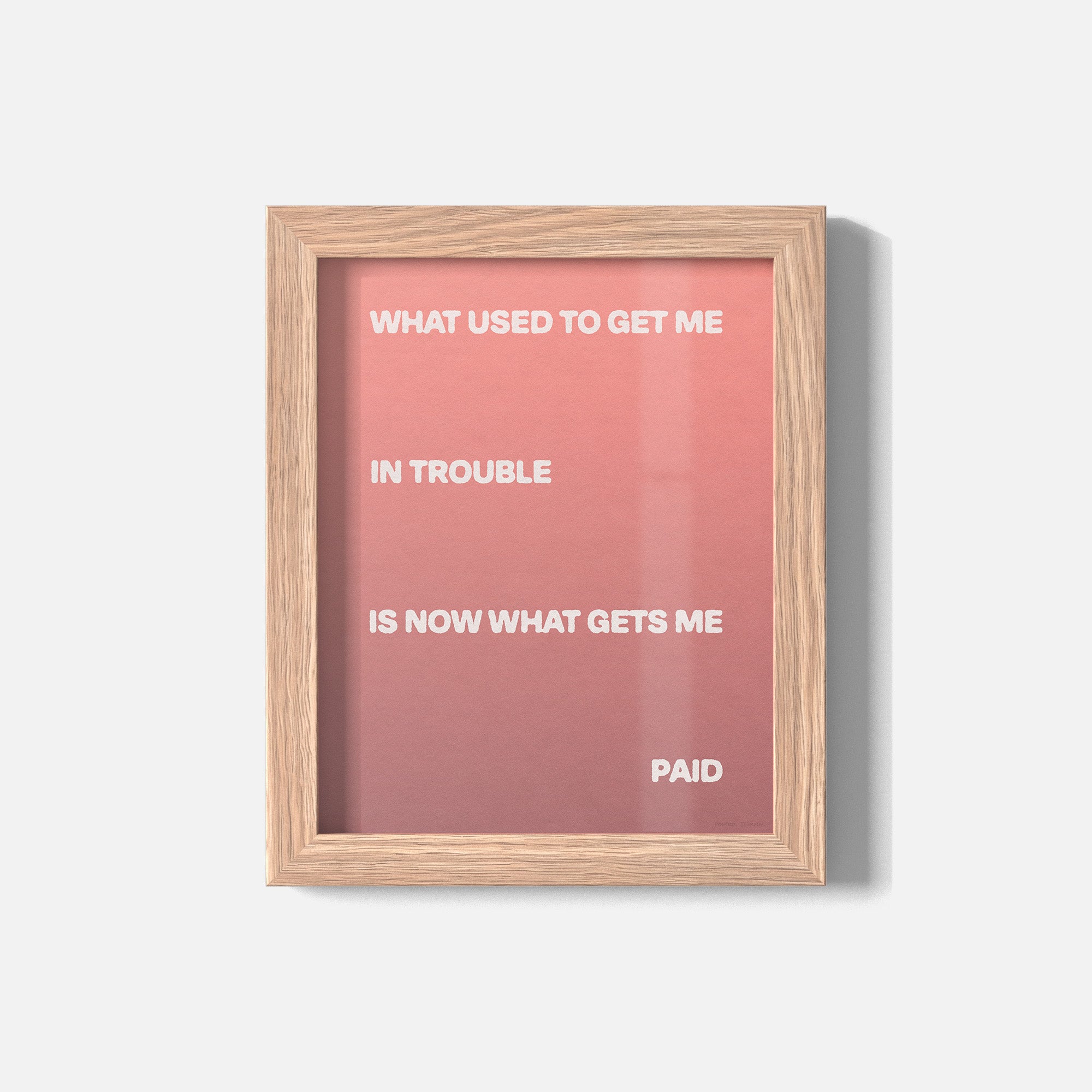 TROUBLE PRINT