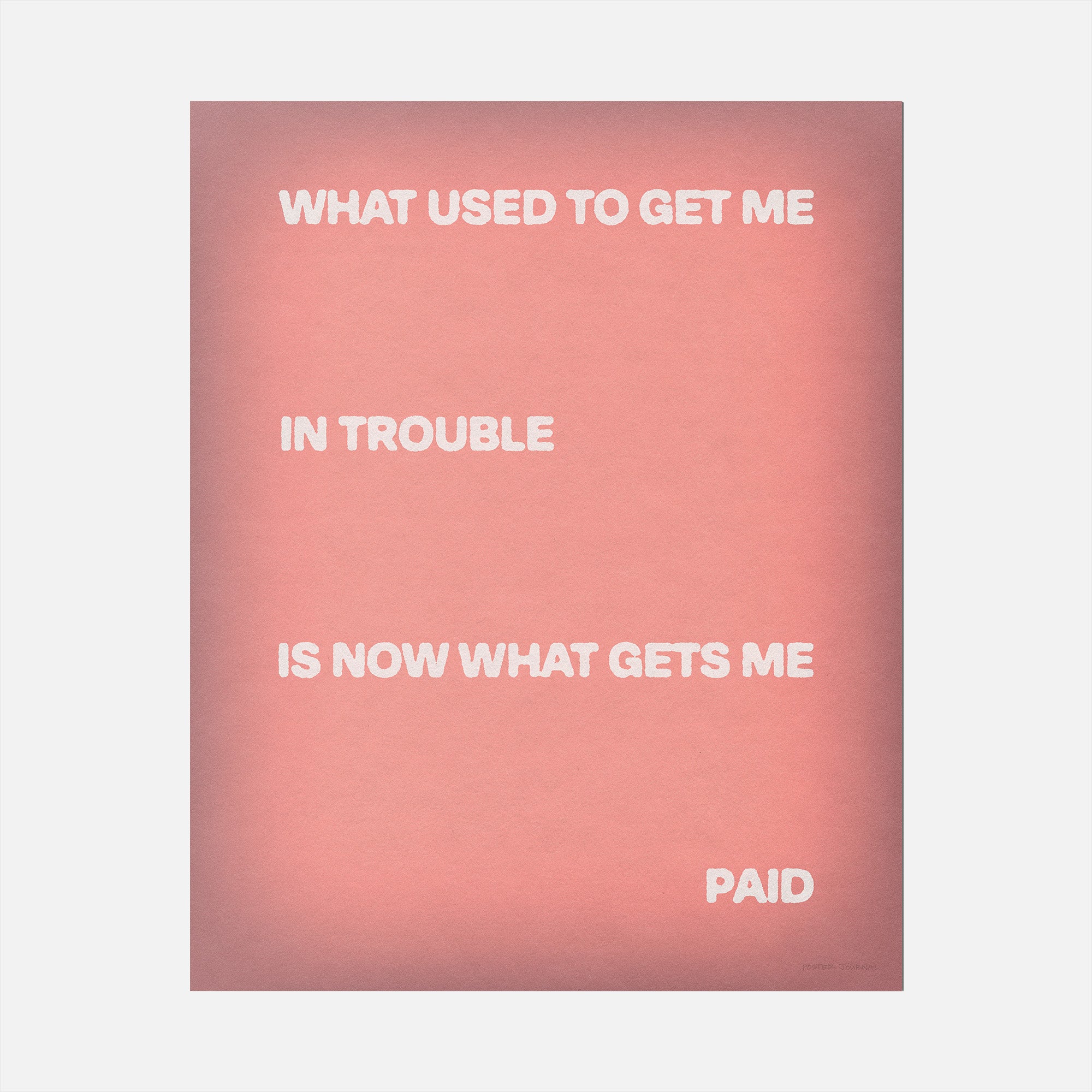 TROUBLE PRINT