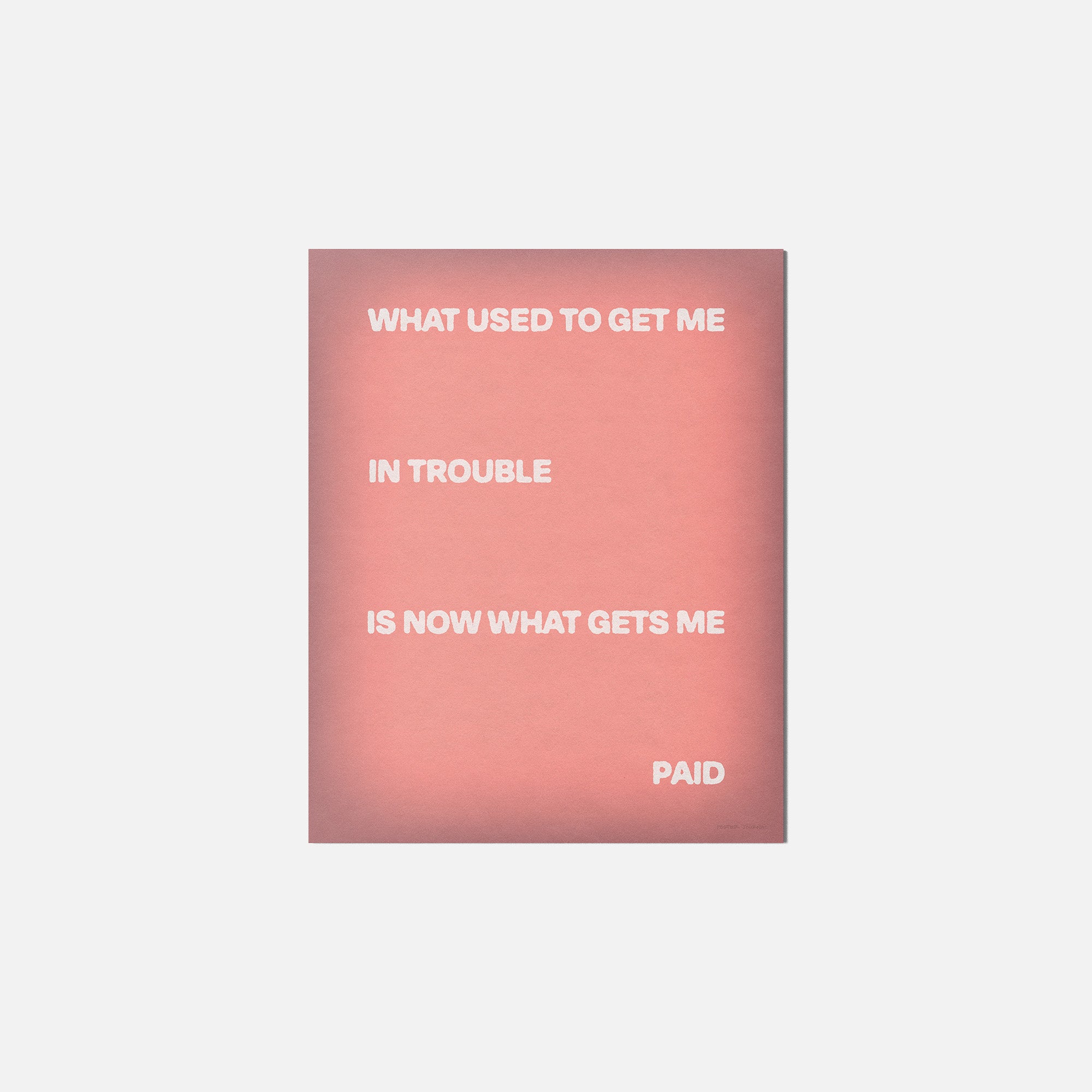 TROUBLE PRINT