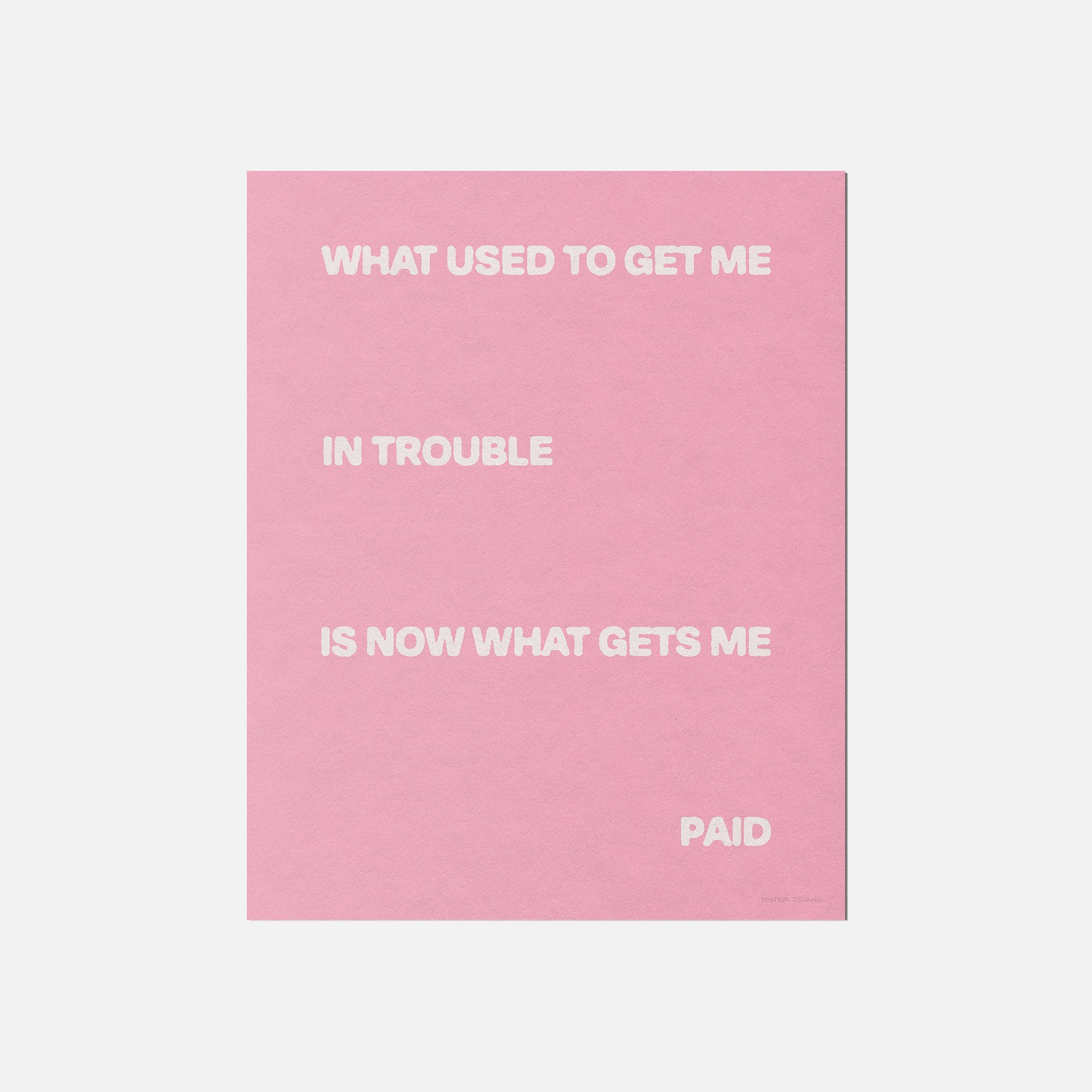 TROUBLE PRINT